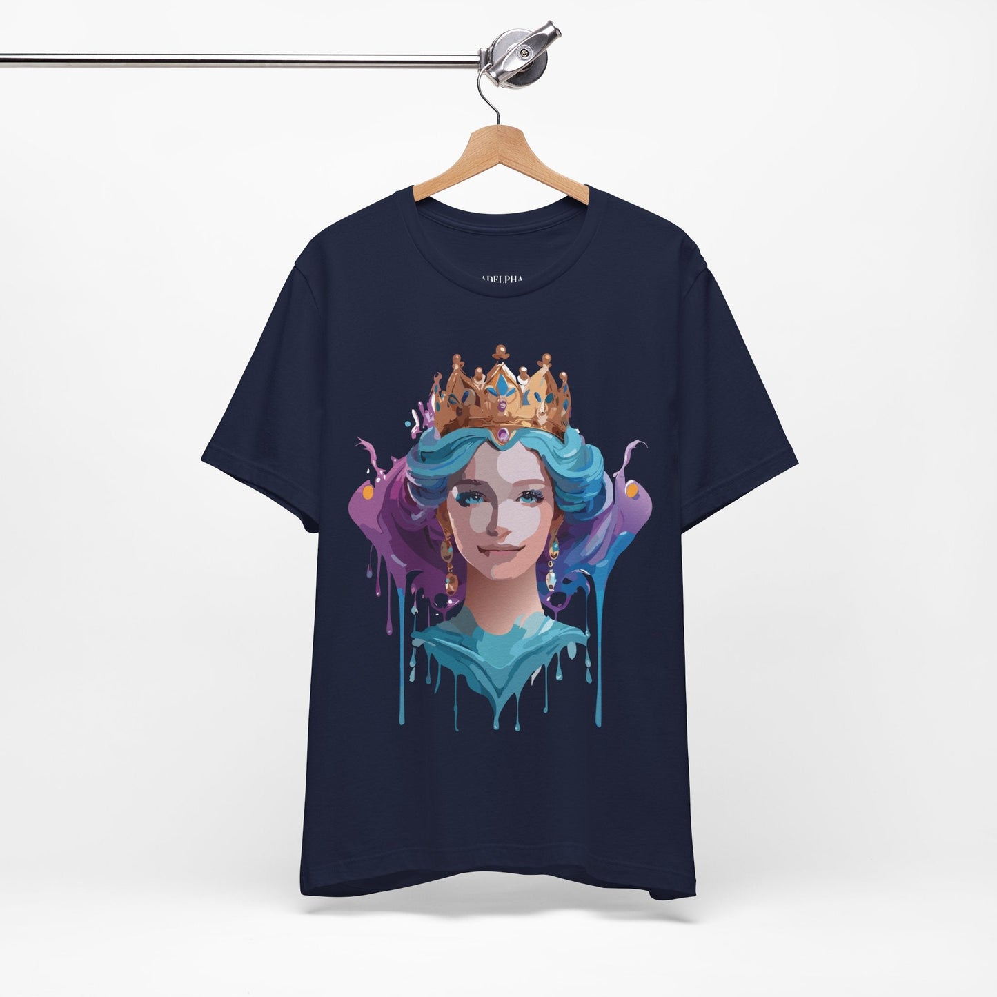 Queen Woman Portrait Graphic Unisex 100 Cotton Vintage Artwork Tee 1