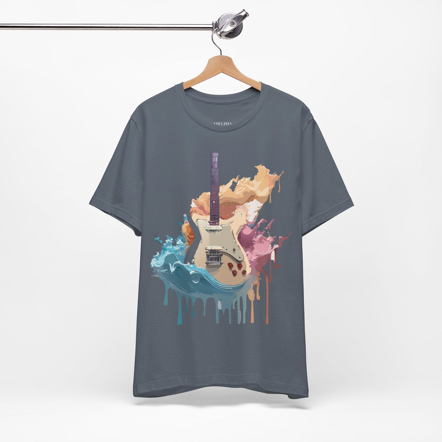 Adelpha Music Graphic T Shirt Unisex Jersey Short Sleeve Vintage Inspired Artwork Tee