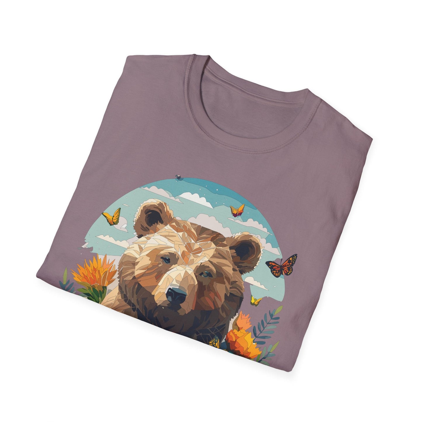 Bear T Shirt Unisex Teddy Bear Tee Softstyle 64000 One Hundred Percent Ring Spun Cotton Short Sleeve