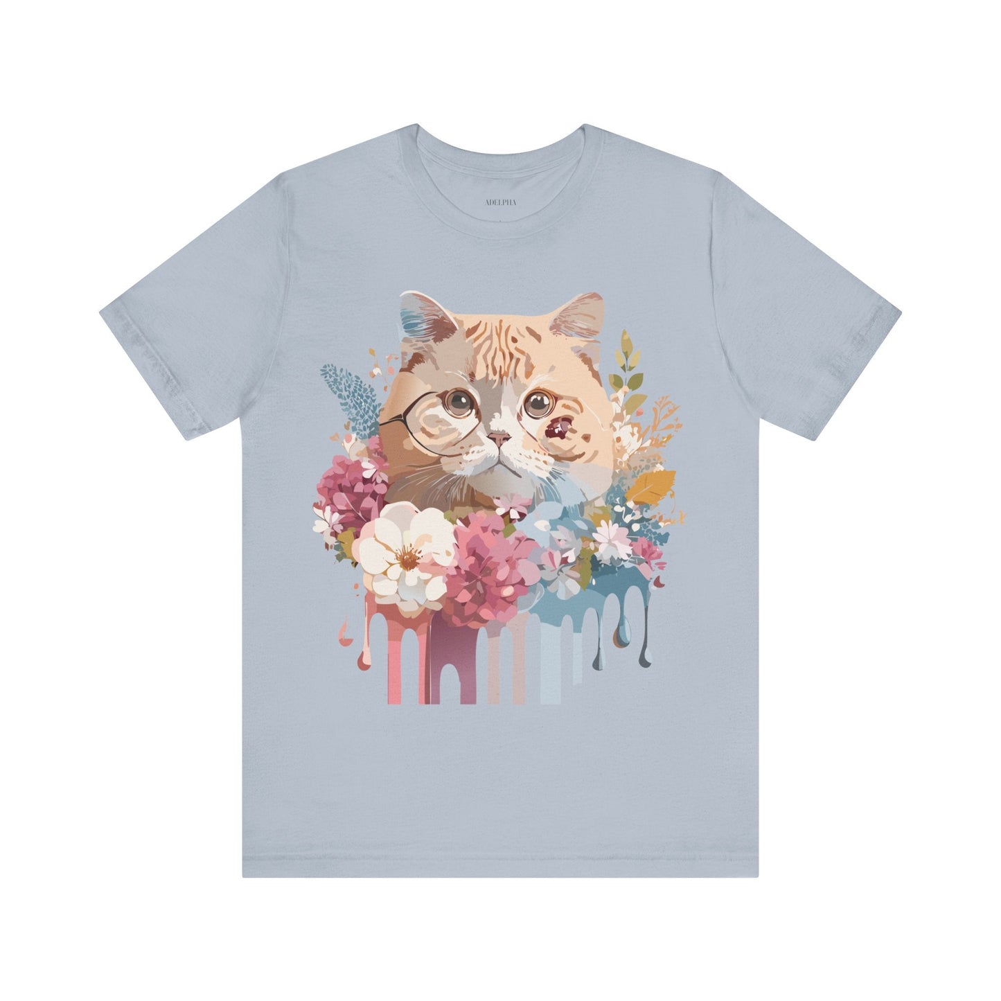 Cat Graphic Tee Unisex Vintage Inspired Shirt By Adelpha Original Artwork