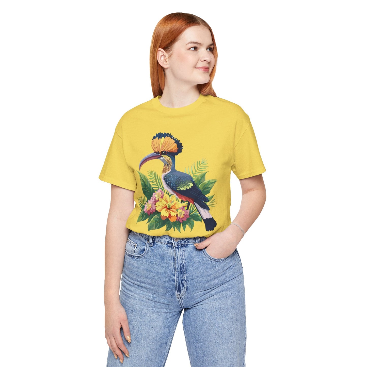 Unisex Animal Tee Shirt With Art Design Wild Animals Short Sleeve Jersey Tee For Everyday