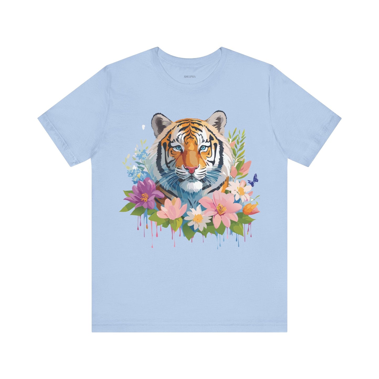 Tiger Graphic Tee Unisex Vintage Inspired Shirt By Adelpha Premium Short Sleeve Edition