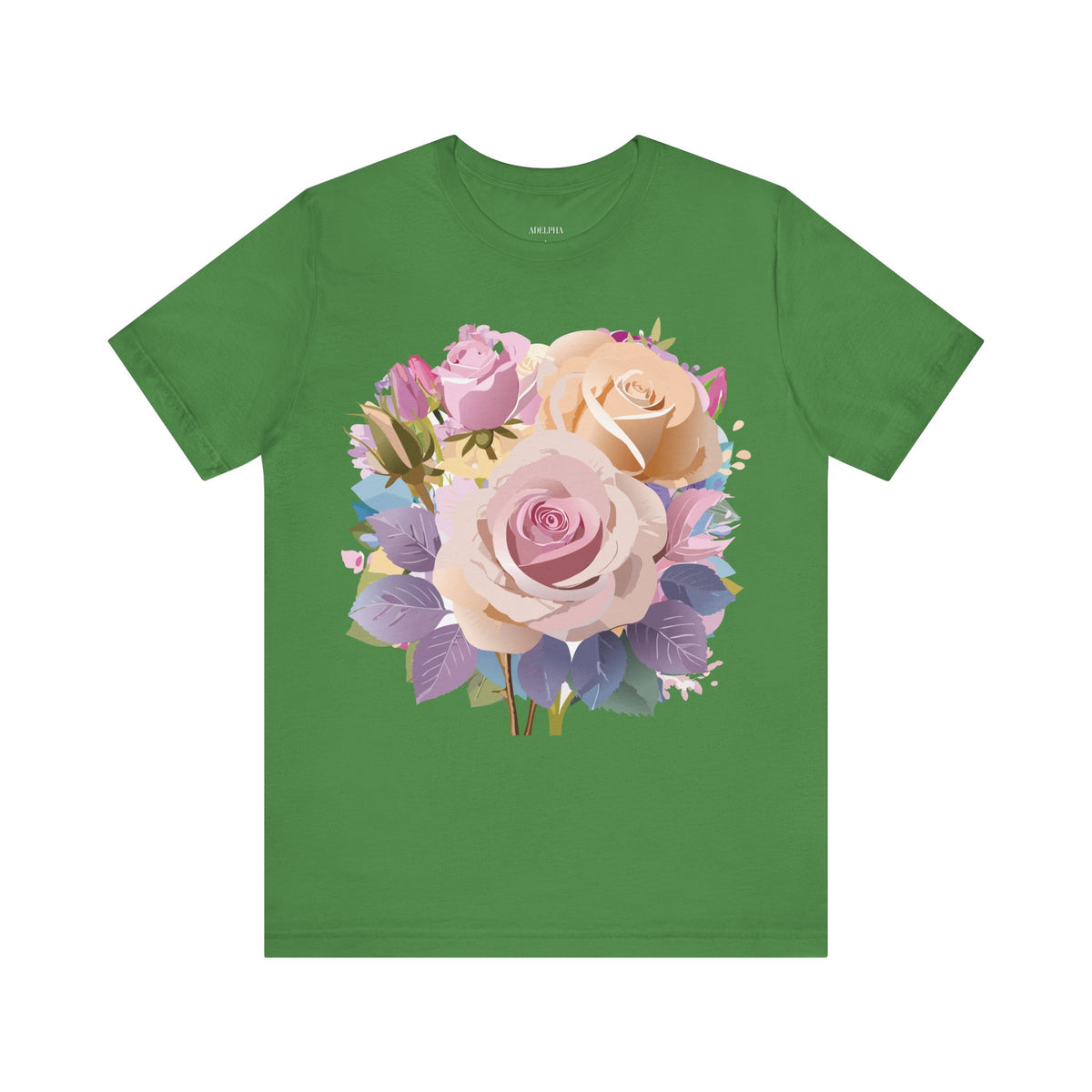 Floral Graphic Tee Shirt - Bella+Canvas Unisex 100 Cotton 48