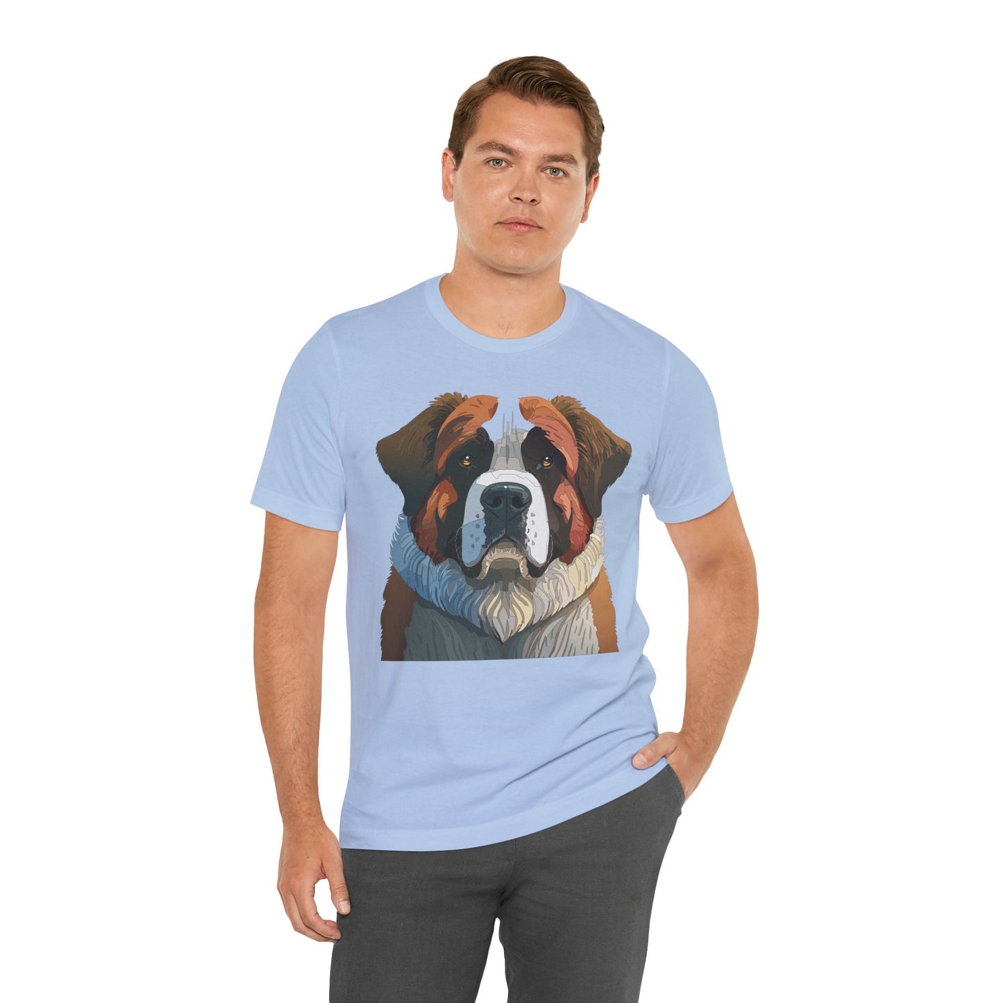 Unisex Animal Shirt Art Design Tee With Wild Animals Print Casual Comfort Wear Everyday Style