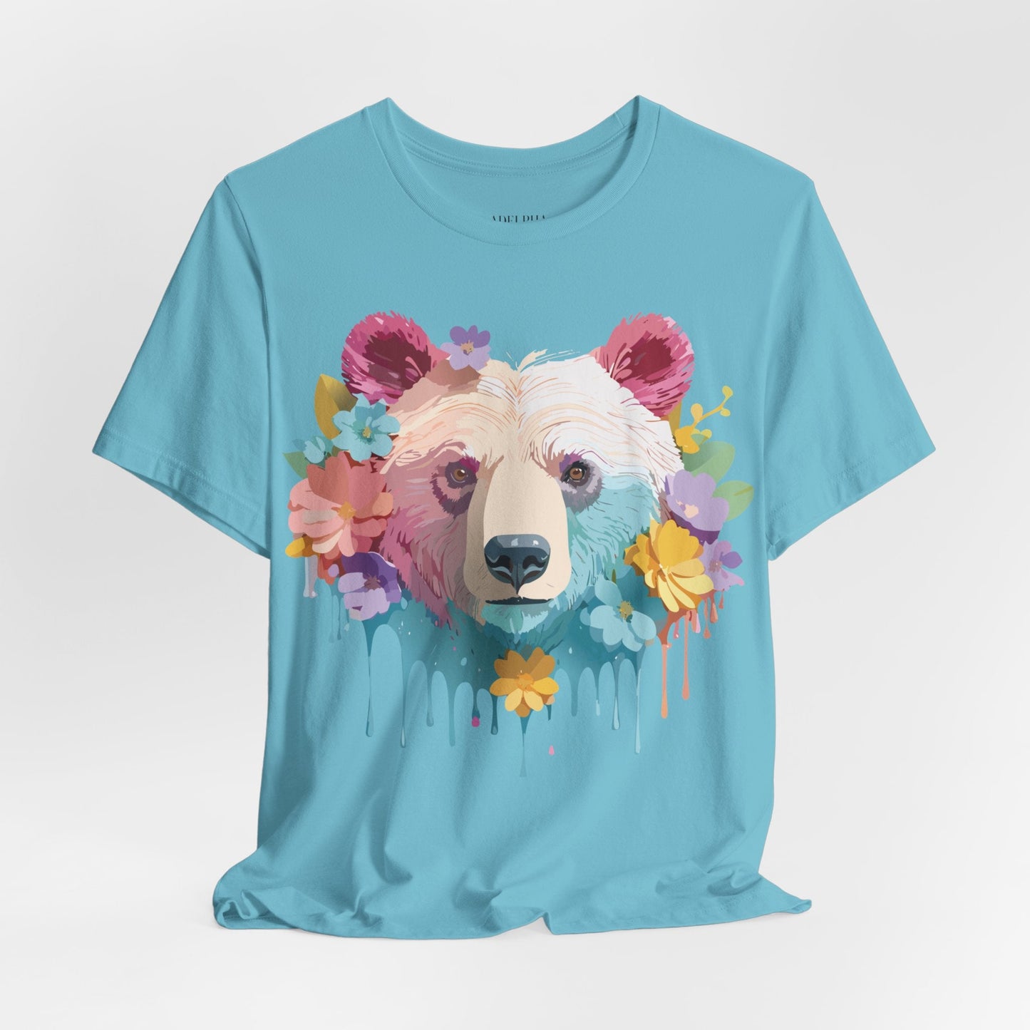 Bear Graphic Tee By Adelpha Unisex Short Sleeve Shirt Vintage Inspired Artwork
