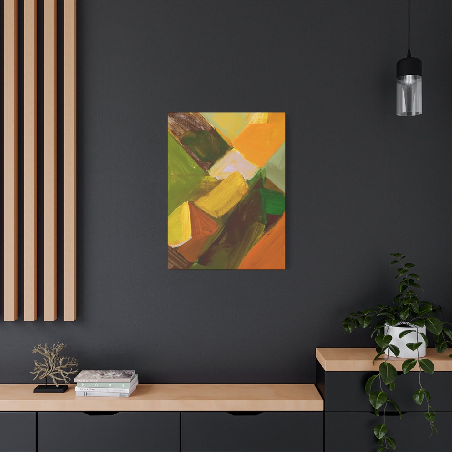 Abstract Geometric Painting Print Canvas 20x24,20x30,24x30 24x32,24x36,30x40 32x48,36x48,40x60 Pine-Wood Inner Frame ABS-59