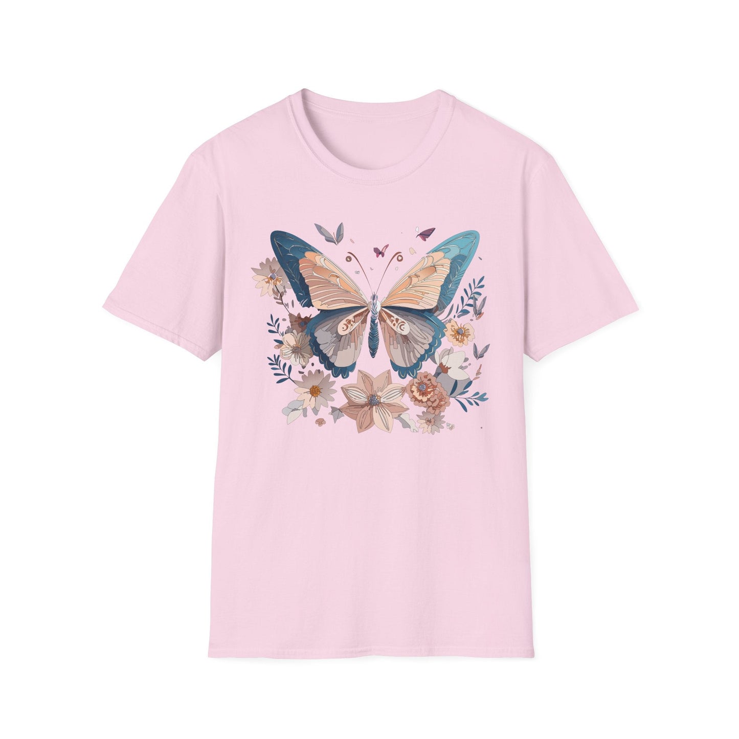 Monarch Butterfly T Shirt Unisex Softstyle Gildan 64000 Tee Lightweight Comfort Fit