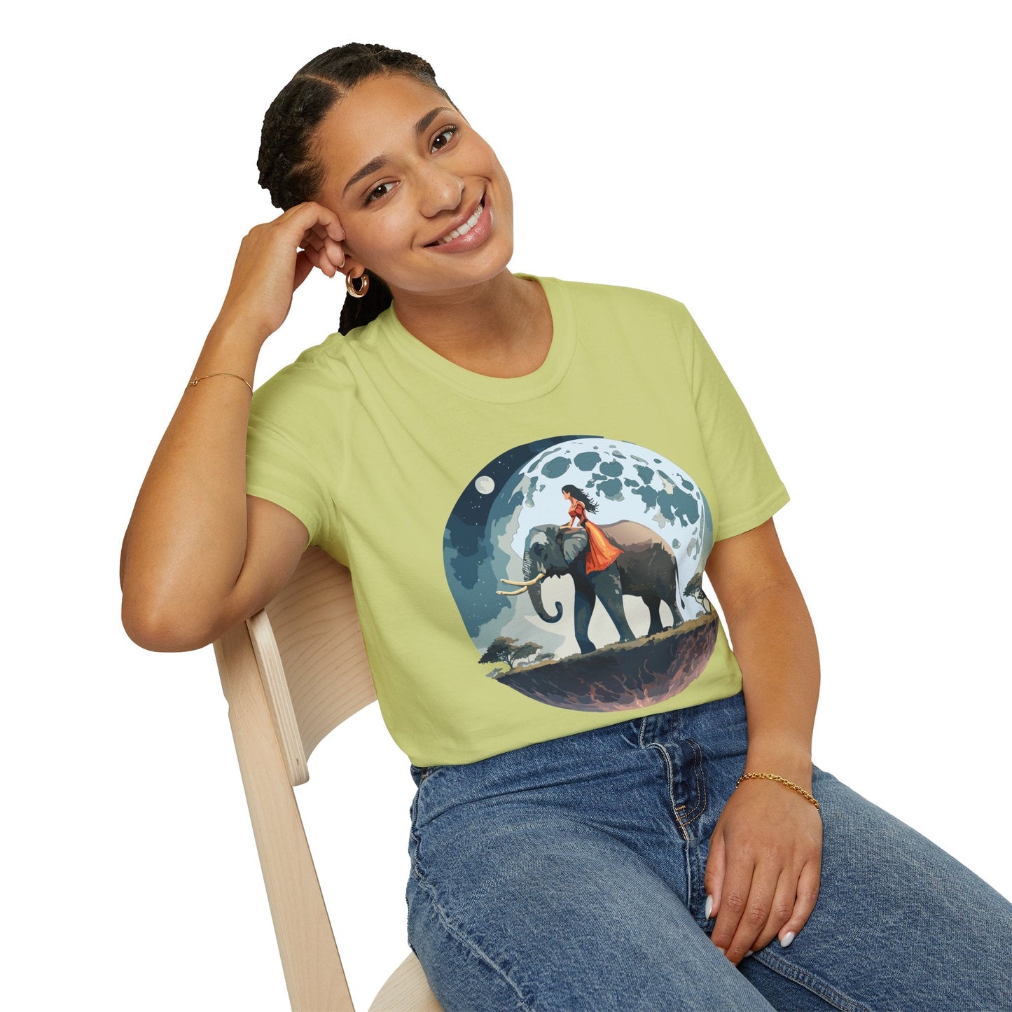 Womens Graphic T Shirt Art Design Tee SoftStyle Gildan 64000 100 Percent Ring Spun Cotton Comfort