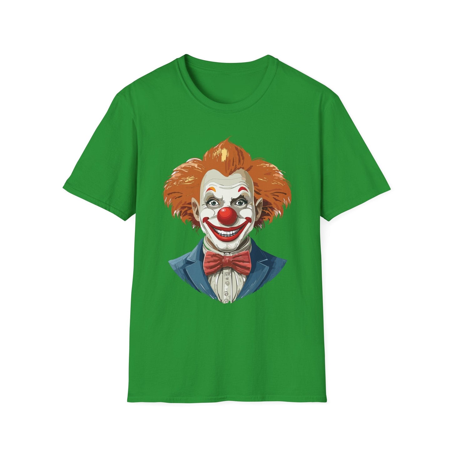 Clown Shirt Unisex Funny Man Circus Tee Softstyle Gildan 64000 Short Sleeve Shirt Premium