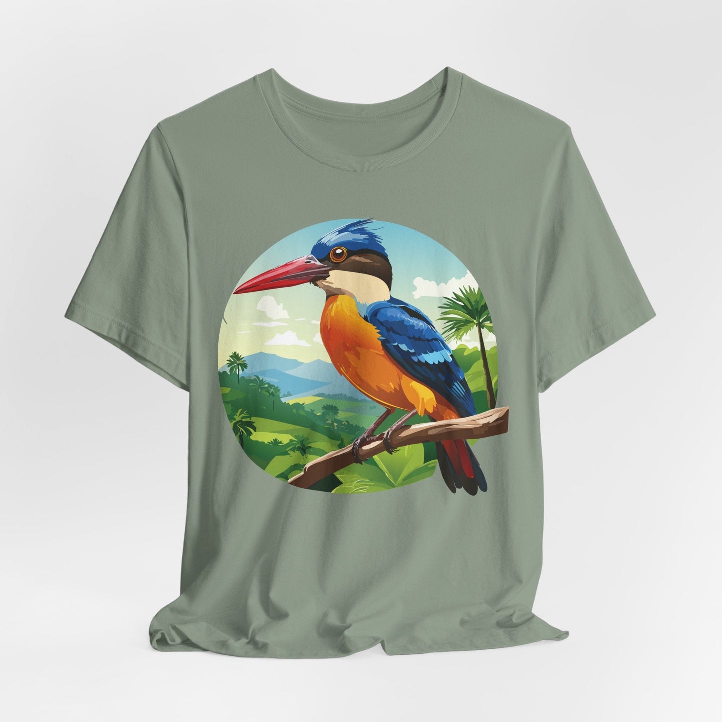 Unisex Animal Shirt With Art Design Featuring Wild Animals Jersey Short Sleeve Tee