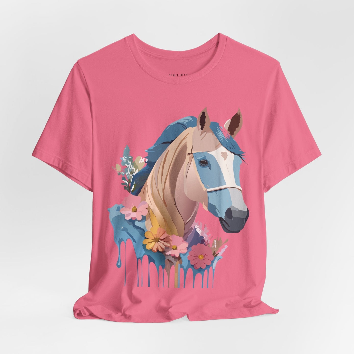 Horse Graphic Unisex 100 Cotton Vintage Animal Art T-Shirt 13