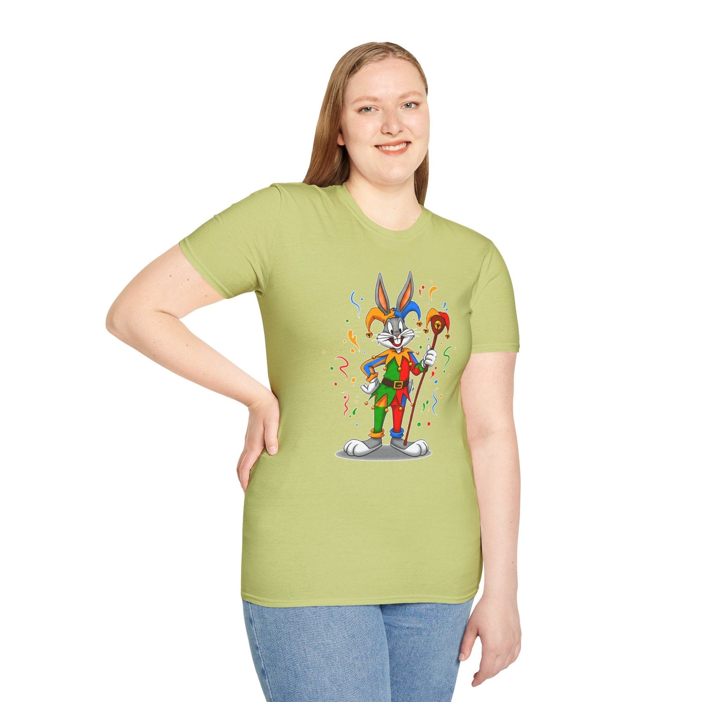 Bugs Bunny Shirt Unisex Short Sleeve T Shirt Cartoon On T Shirt Animation Tee Gildan Softstyle 64000