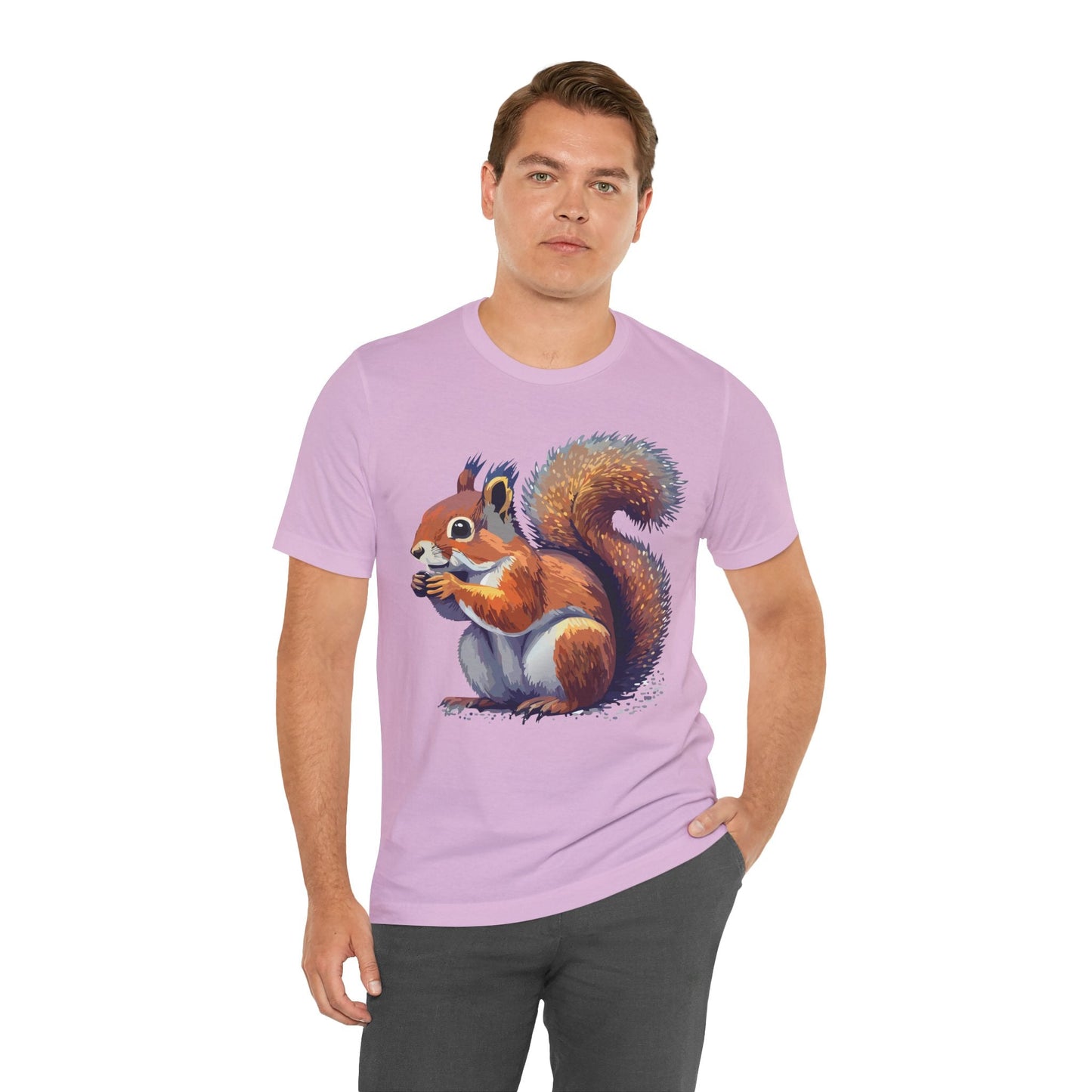 Unisex Animal Print Tee Shirt With Wild Animals Artwork Gildan Softstyle 64000 Cotton