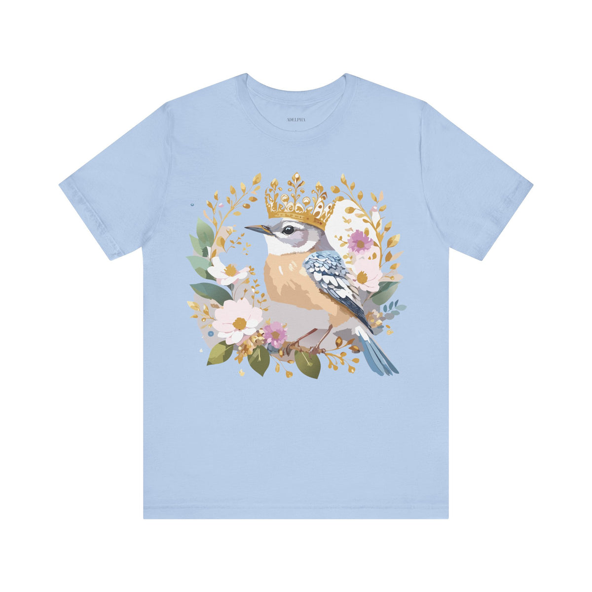 Medallion Graphic Unisex Cotton Bella+Canvas Tee with Art Design d50