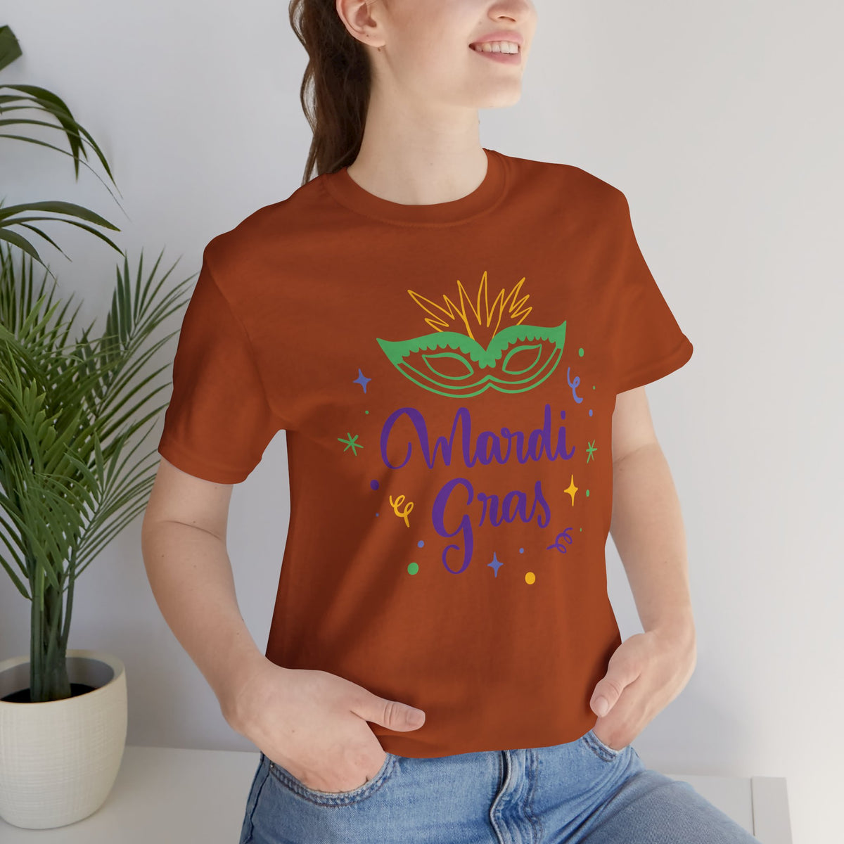 Camiseta unisex de algodón para carnaval