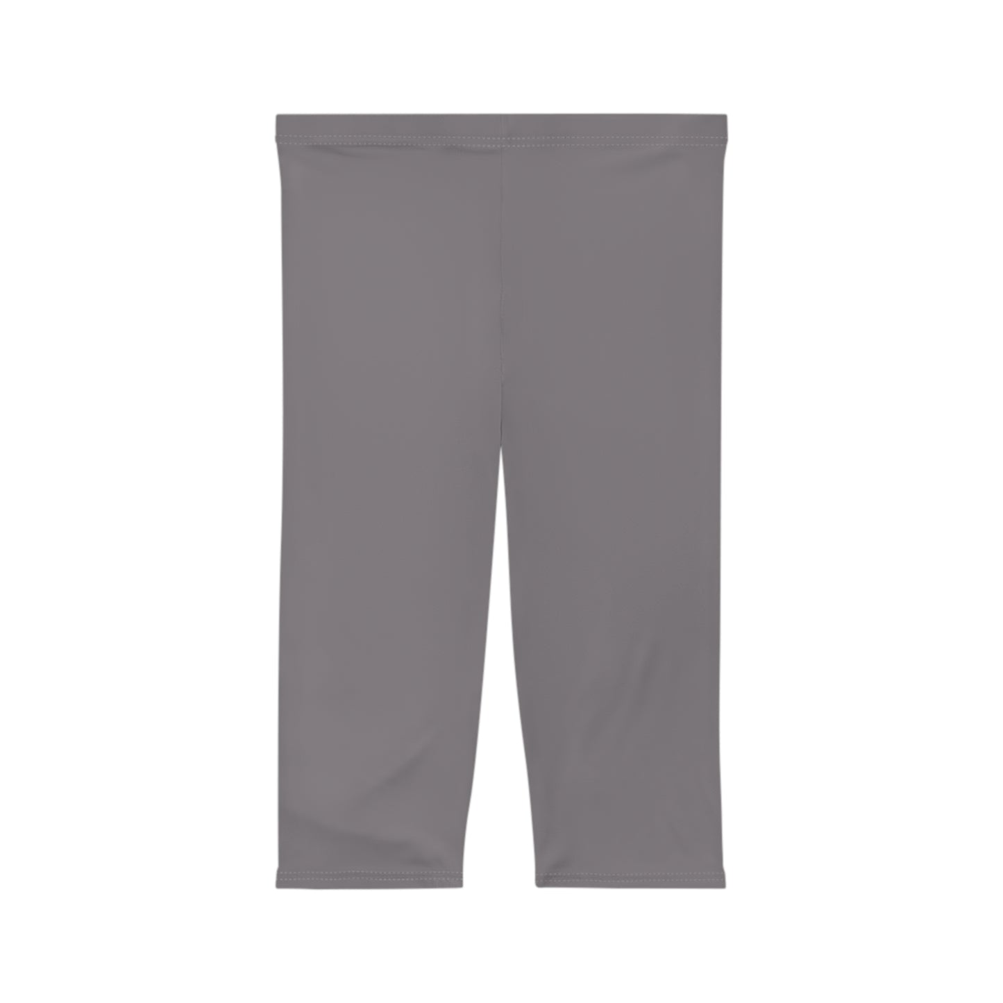 Rosy Granite Color Women's Brushed Suede Poly Span Casual Capri Leggings XS-2XL