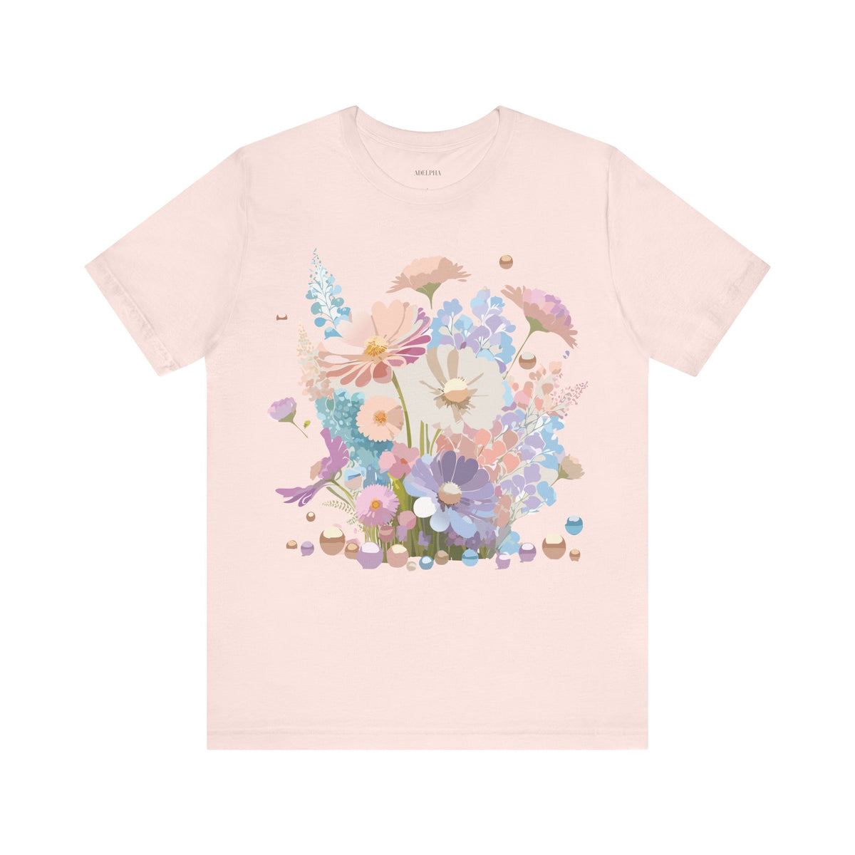 Floral Graphic Tee Shirt - Bella+Canvas Unisex 100 Cotton 23