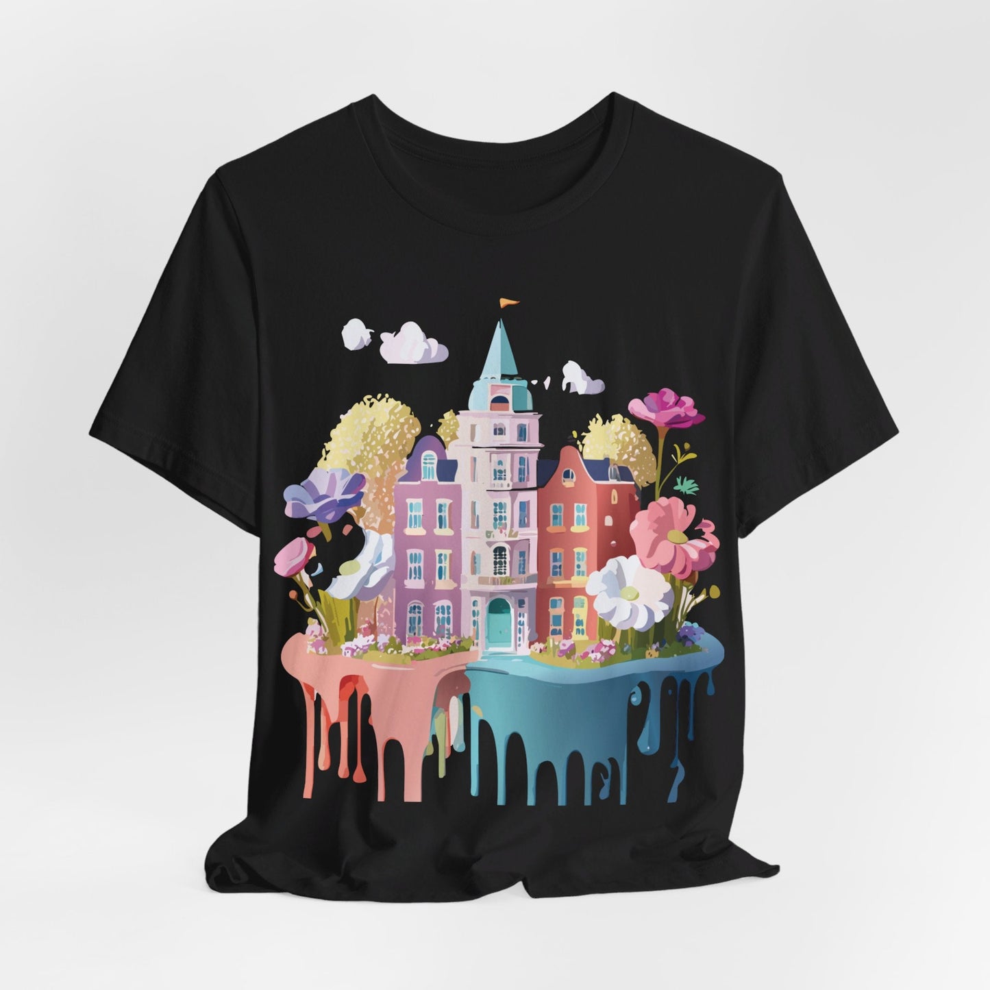 Amsterdam Tourist Shirt Unisex Graphic Tee Vintage Inspired Artwork Art Design By Adelpha