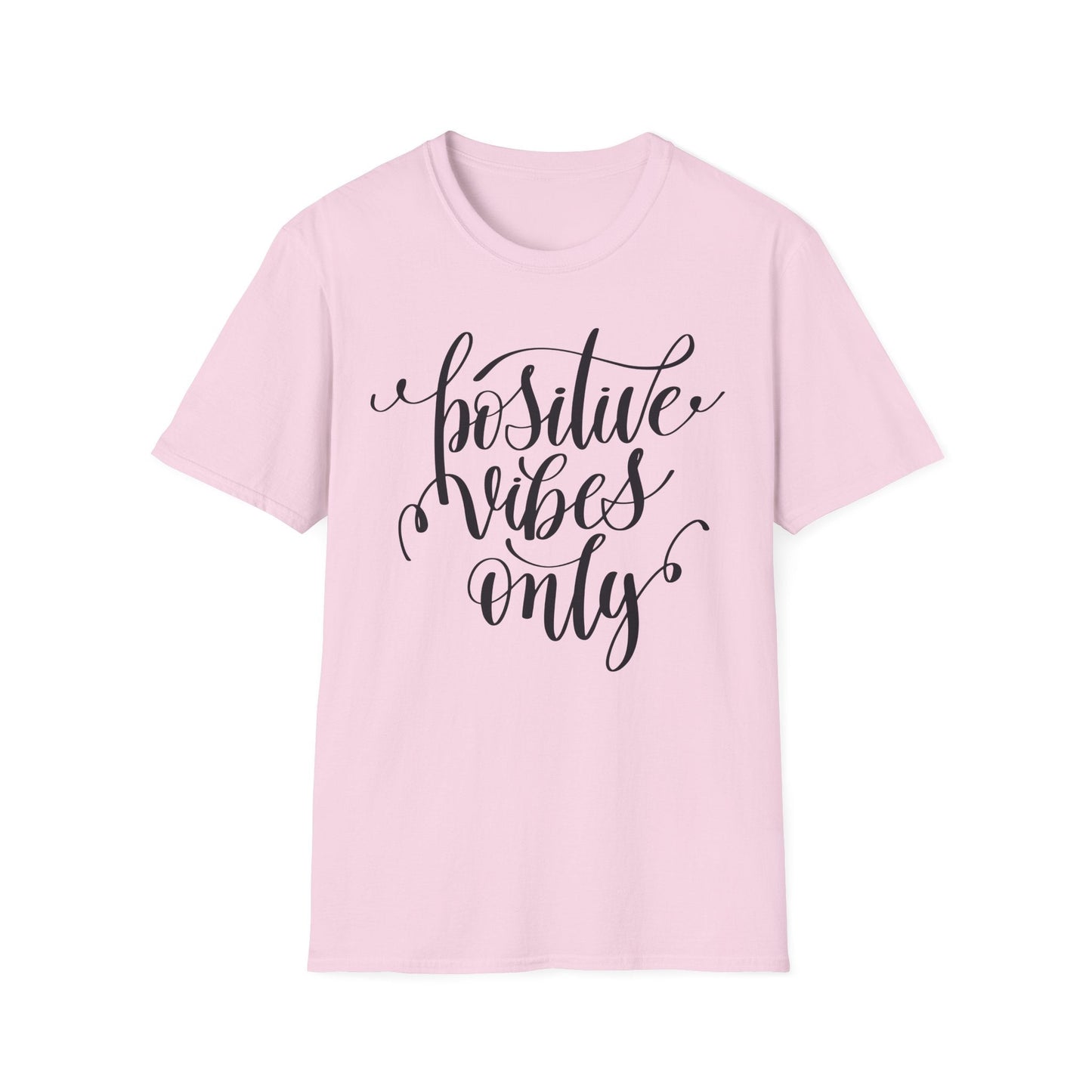 Positive Slogan T Shirts With Positive Words Unisex Short Sleeve Tee Gildan Softstyle 64000 Ring Spun Cotton