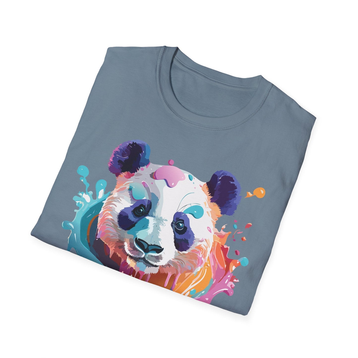 Panda Shirt T Shirt Softstyle 64000 Gildan 100 Percent Ring Spun Cotton Comfortable Animal Tee