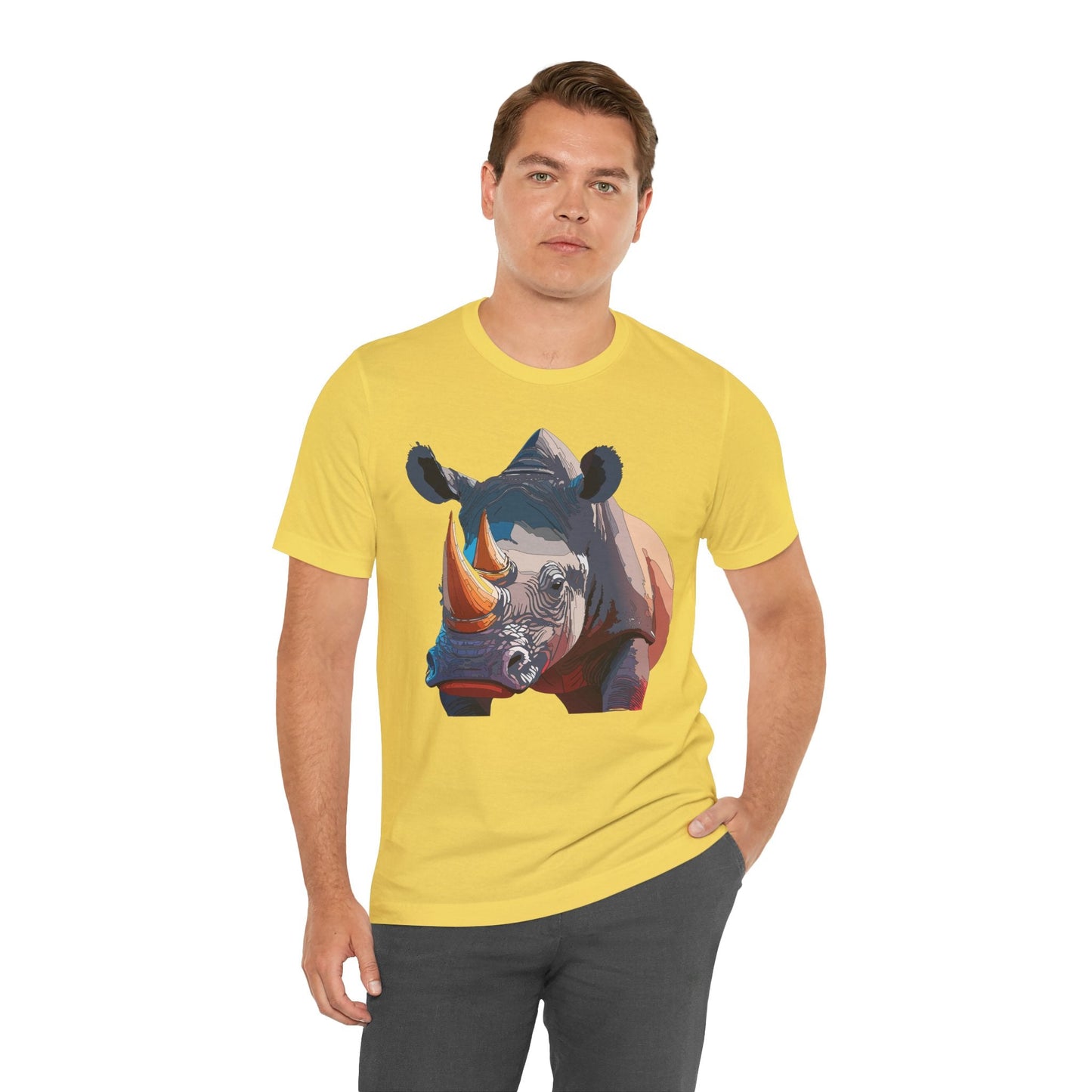 Unisex Animal Shirt Tee With Art Design Wild Animals Gildan Softstyle 64000 Graphic Tee
