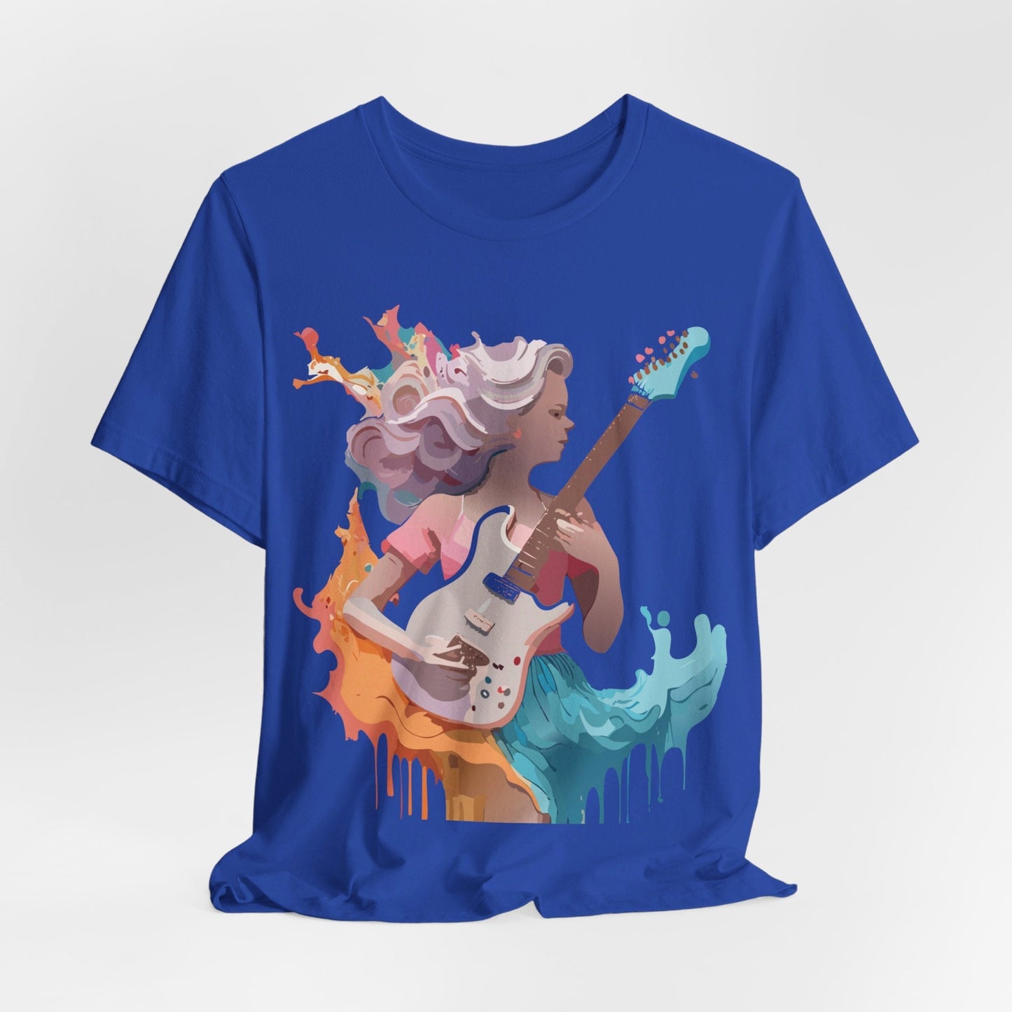 Adelpha Vintage Music Graphic Tee Unisex Short Sleeve Jersey Shirt for Everyday Wear