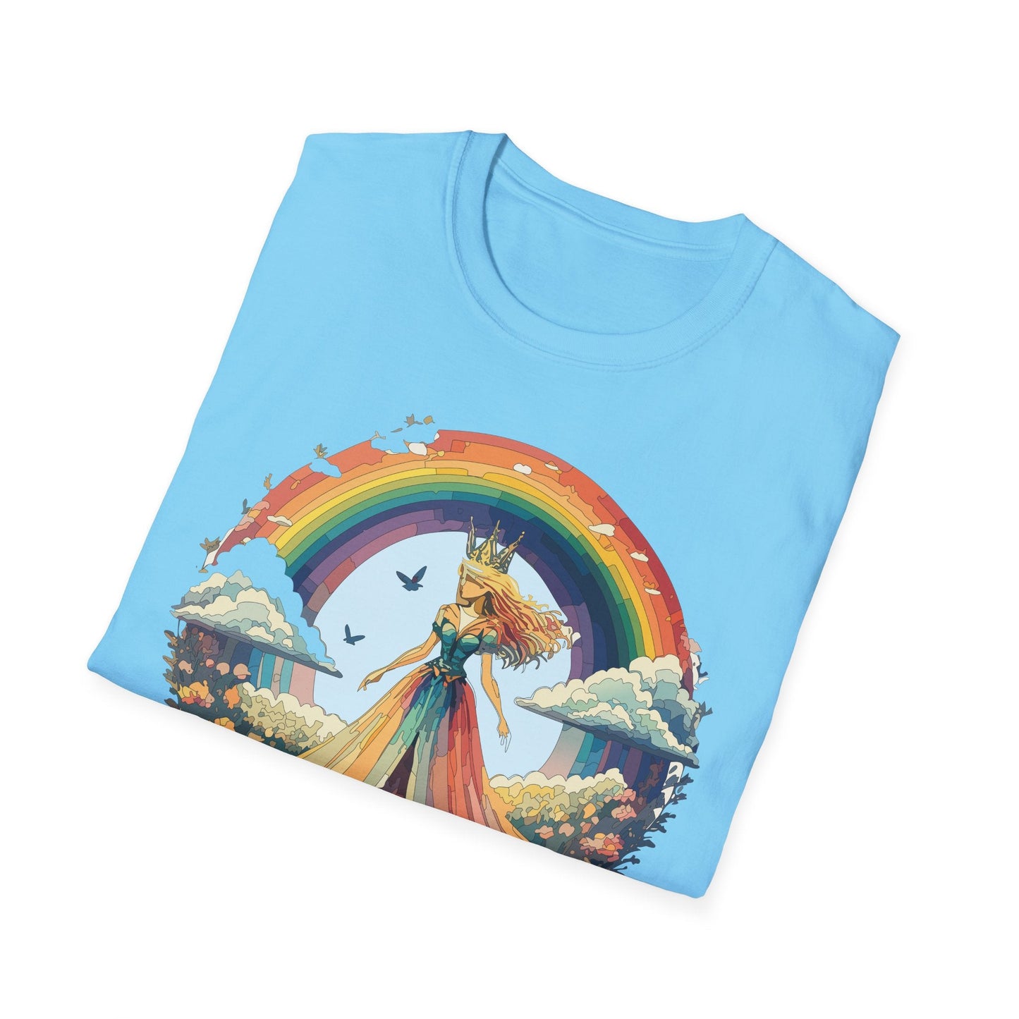 Womens Graphic T Shirt Art Design Tee Softstyle 64000 Unisex Lightweight Cotton Fabric