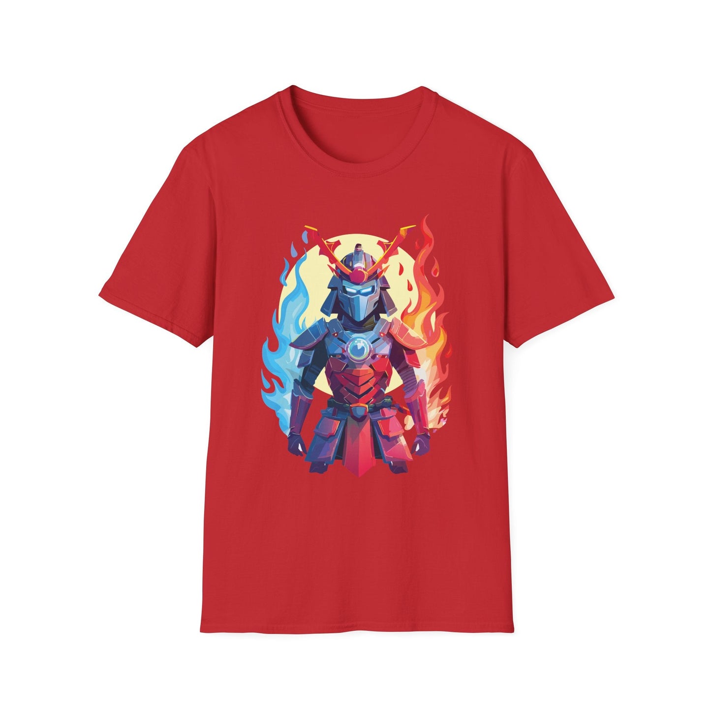 Samurai Shirt Unisex T Shirt Softstyle Ring Spun Cotton Gildan 64000 100 Percent Cotton Tee
