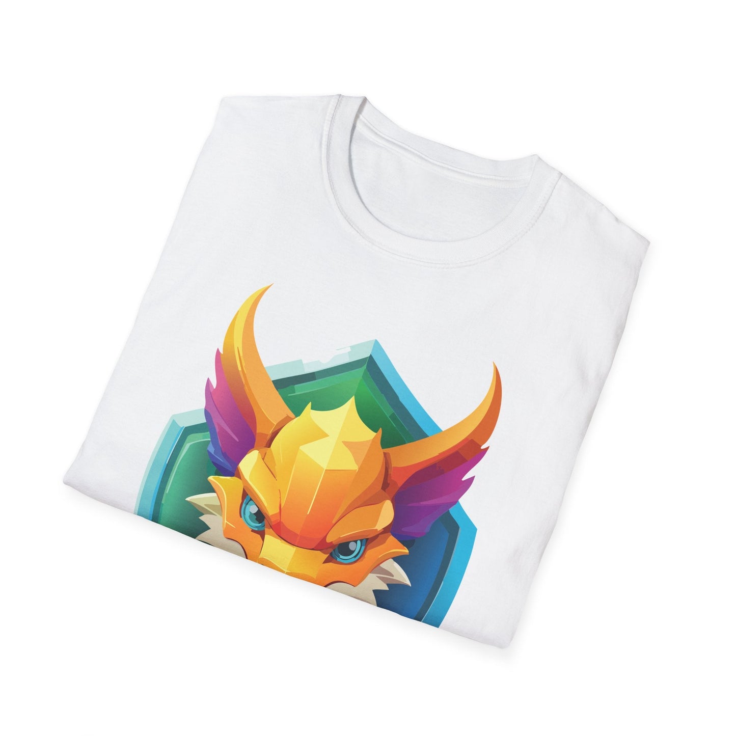 Dragon T Shirt Unisex Dragon Graphic Tee With Animal Design Soft Cotton Gildan Softstyle 64000