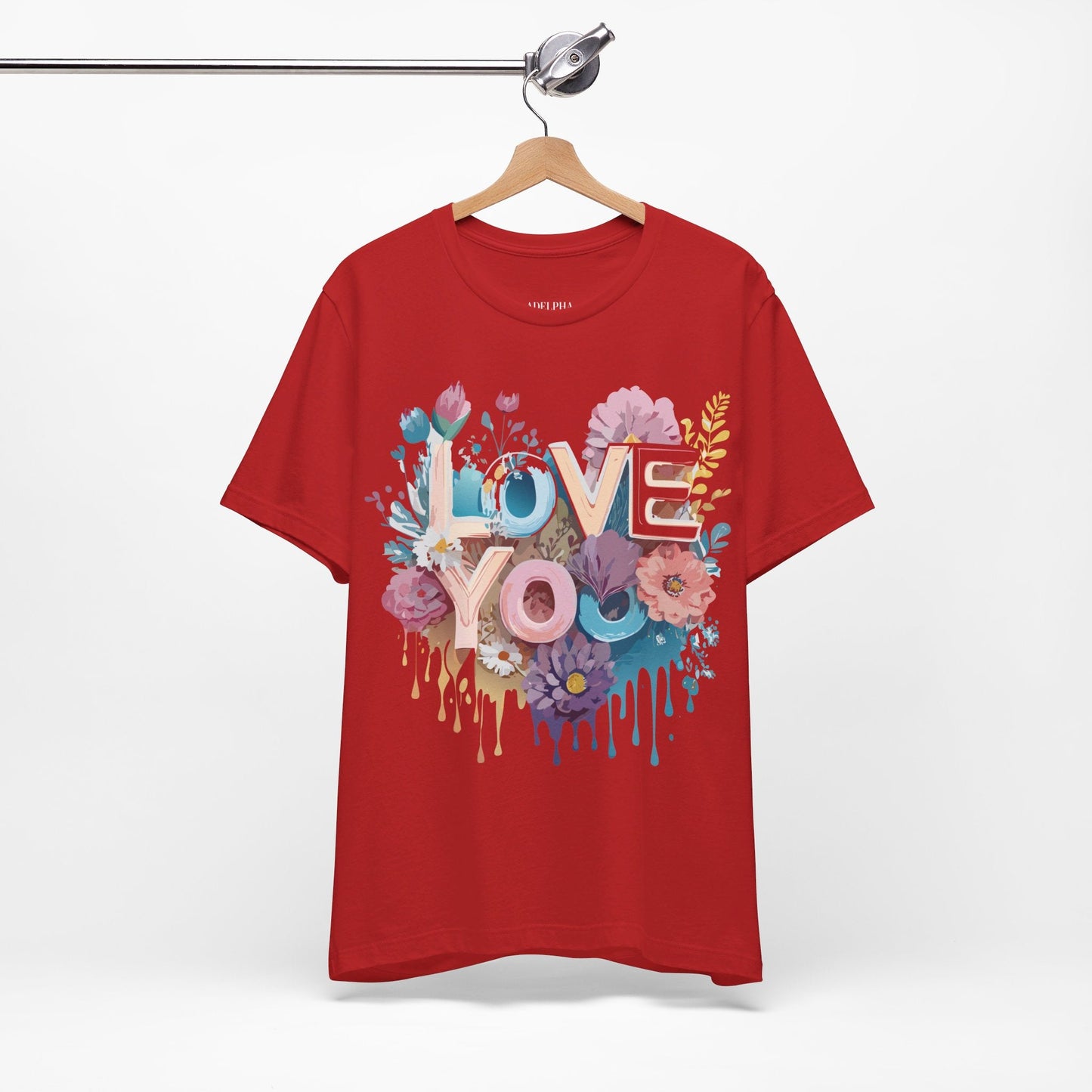 Valentine Graphic T Shirt Unisex Jersey Short Sleeve Adelpha Art Design Tee Vintage Inspired