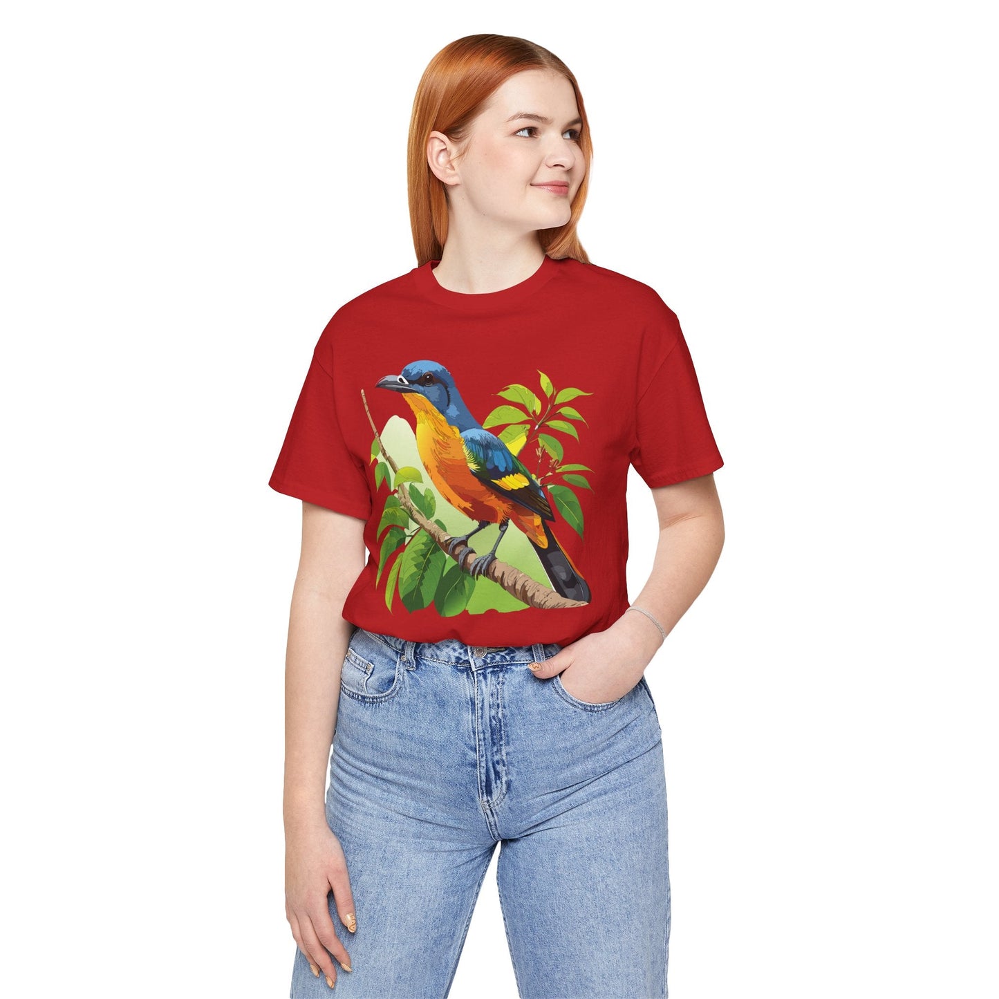 Unisex Animal Design Tee Shirt With Wildlife Graphics For Casual Everyday Wear And Comfort