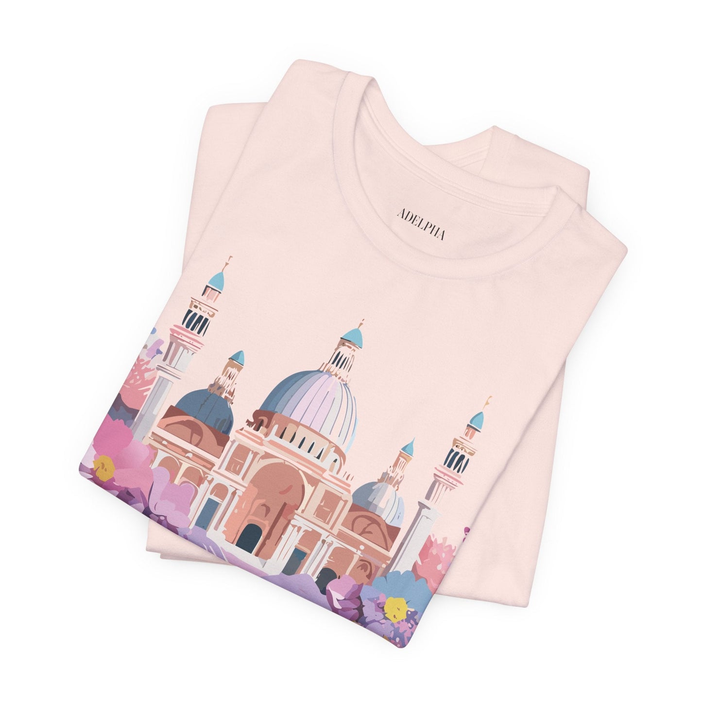 Venice Tourist Graphic Tee Unisex Jersey Short Sleeve Art By Vintage Style