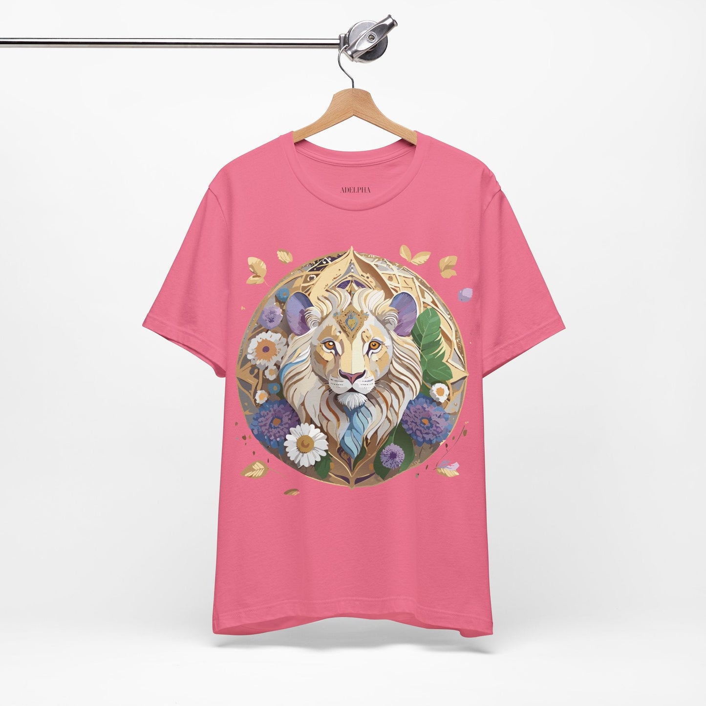Adelpha Graphic Tee Unisex Medallion Shirt Vintage Inspired Art Design Short Sleeve