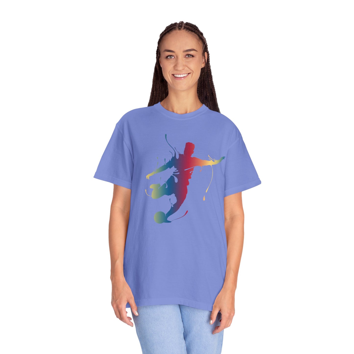 Unisex T-shirt with sports art design