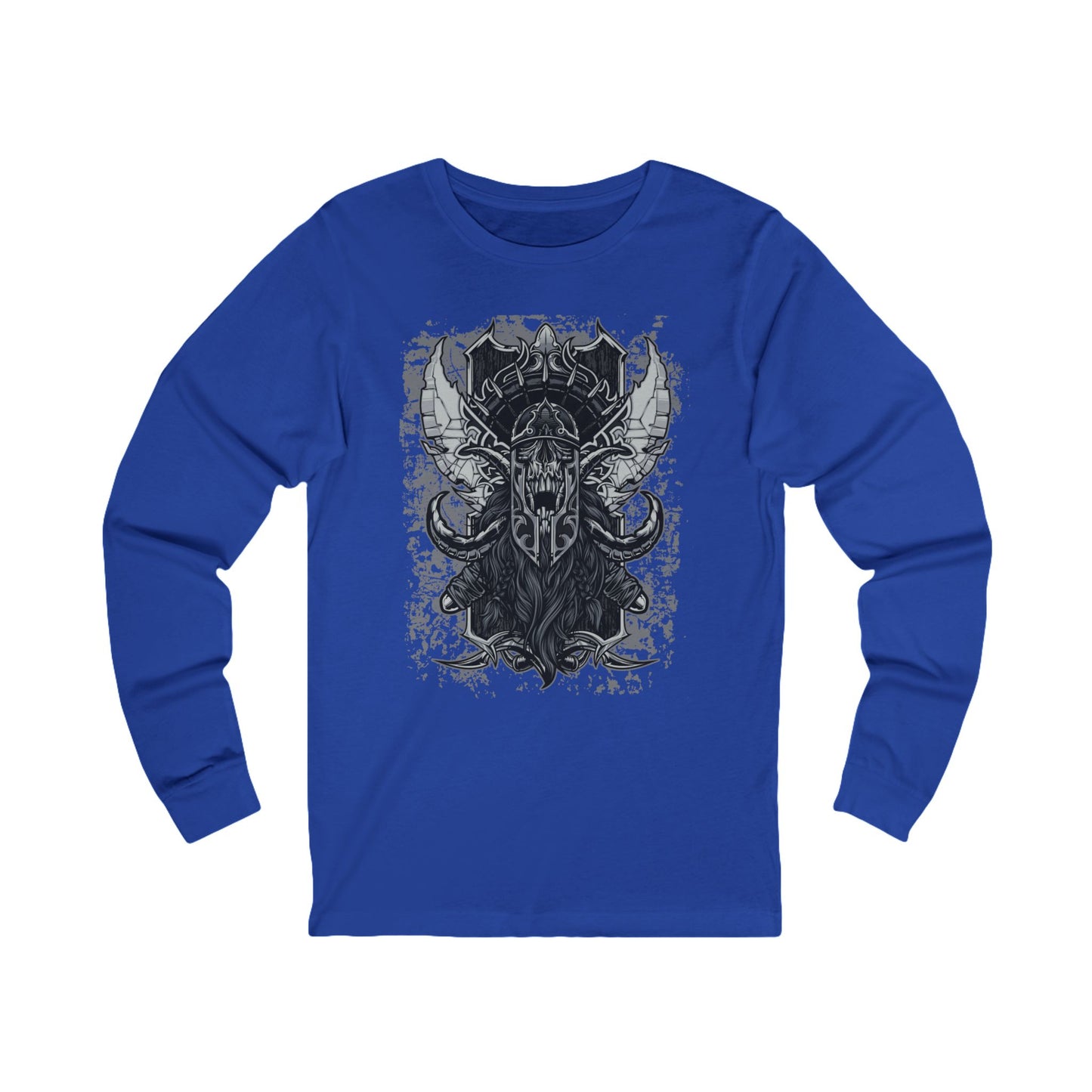 Creepy11 Unisex Skull Long Sleeve Tee, Skull Jersey Shirt, Skeleton T-Shirts with Long Sleeves, Skeleton Art Design Tees