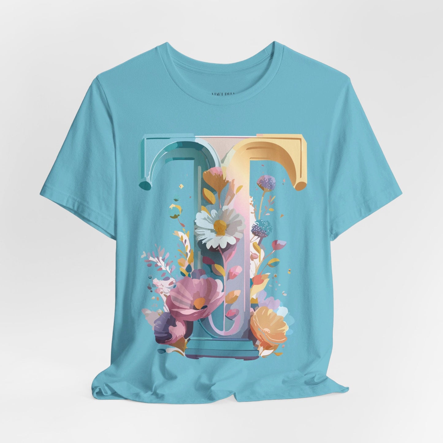 Unisex Letter T Shirt Graphic Tee With Vintage Adelpha Artwork Premium Comfort And Everyday Style
