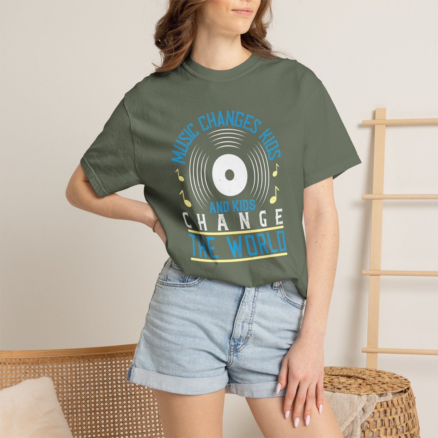 Music Graphic Design Unisex Cotton T-shirt m22