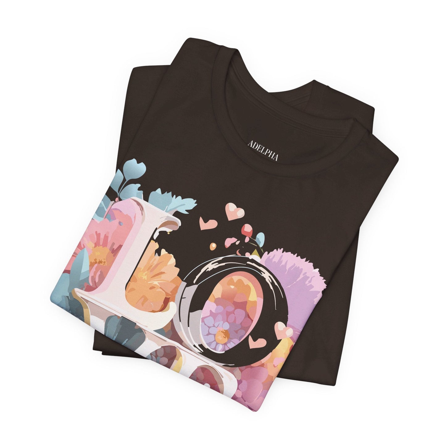 Valentine Graphic Tee Unisex Jersey Short Sleeve Art Design By Adelpha Vintage Artwork