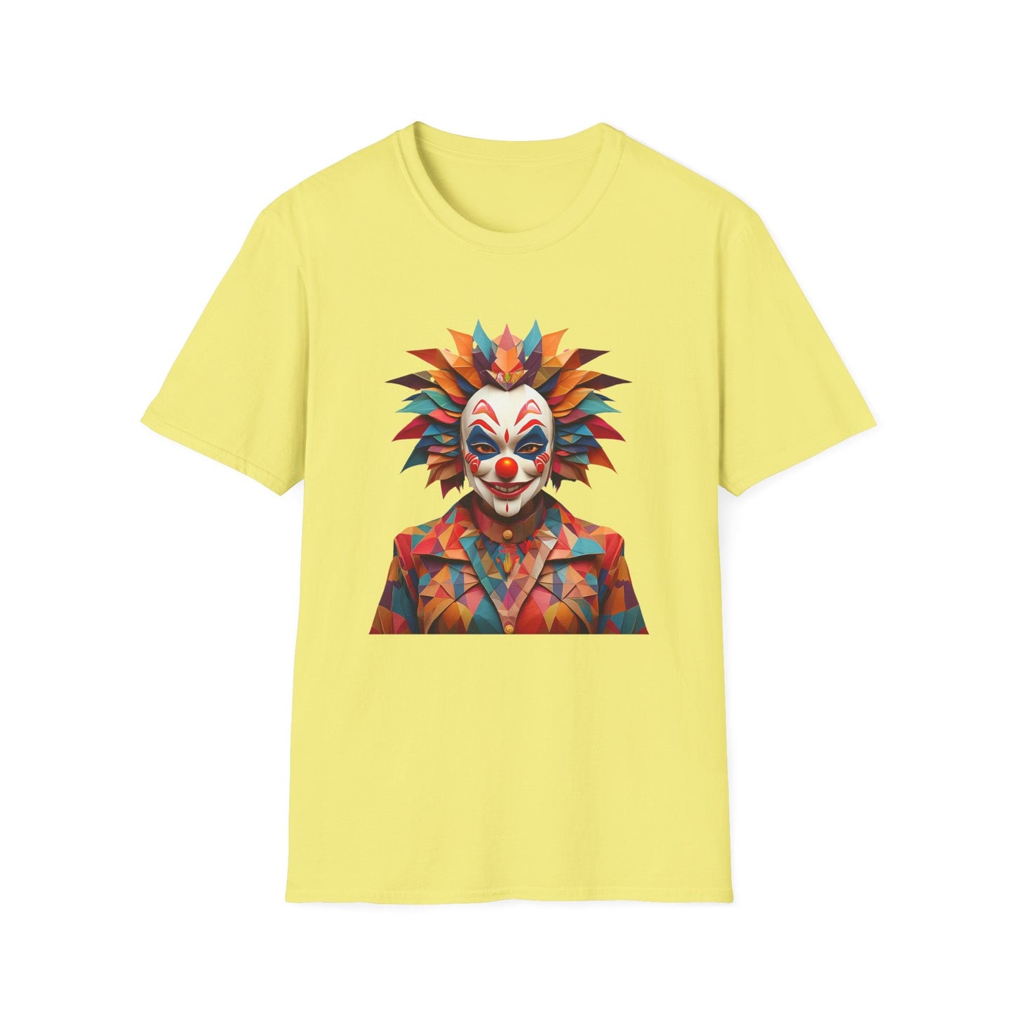 Clown Shirt, T Shirt with Clown, Funny Man Shirt, Tee Shirt with Funny Man, Circus Shirt, Shirt with Circus, Scary Man Shirt, Shirt with Scary Man