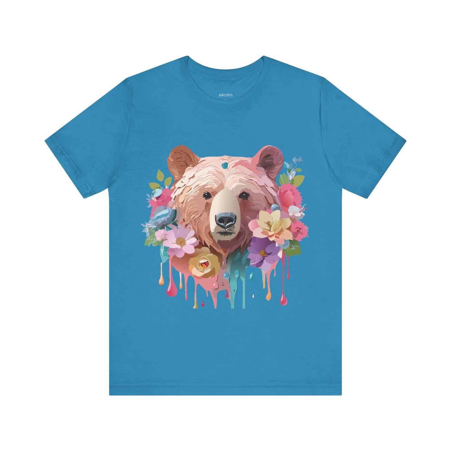 Bear Graphic T Shirt Unisex Adelpha Vintage Art Design Tee Edition