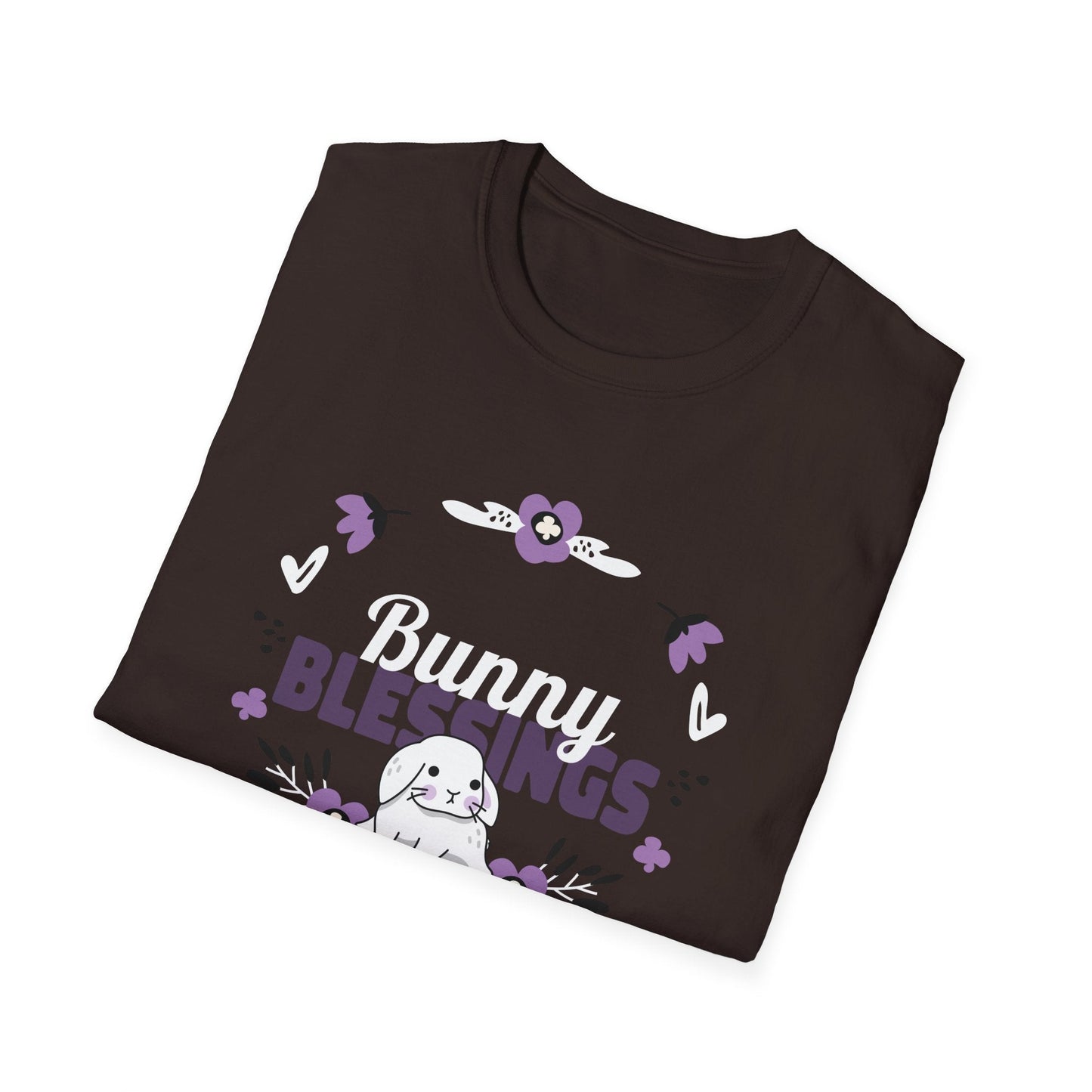 Easter Bunny T Shirt Unisex Gildan Softstyle 64000 Tee With Easter Signature Design