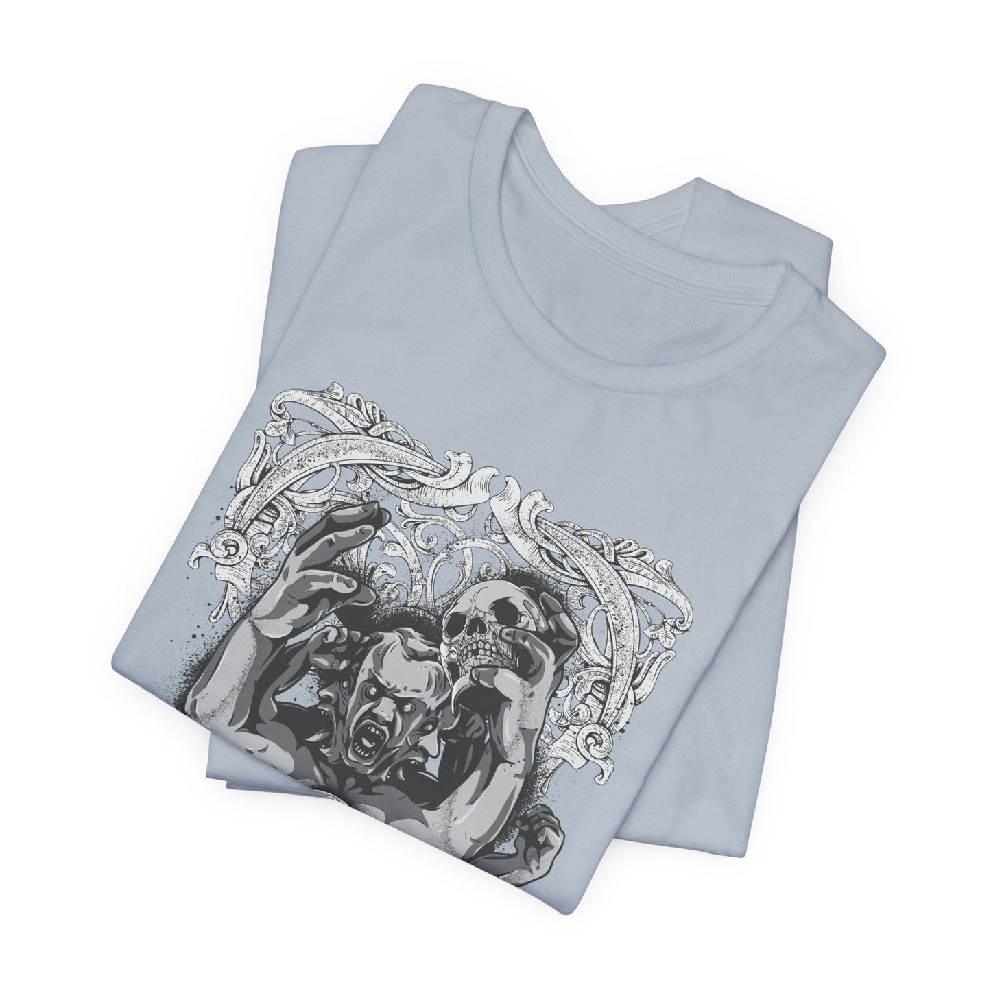 Mask Artwork Illustration Graphic Unisex Cotton T-Shirt r17