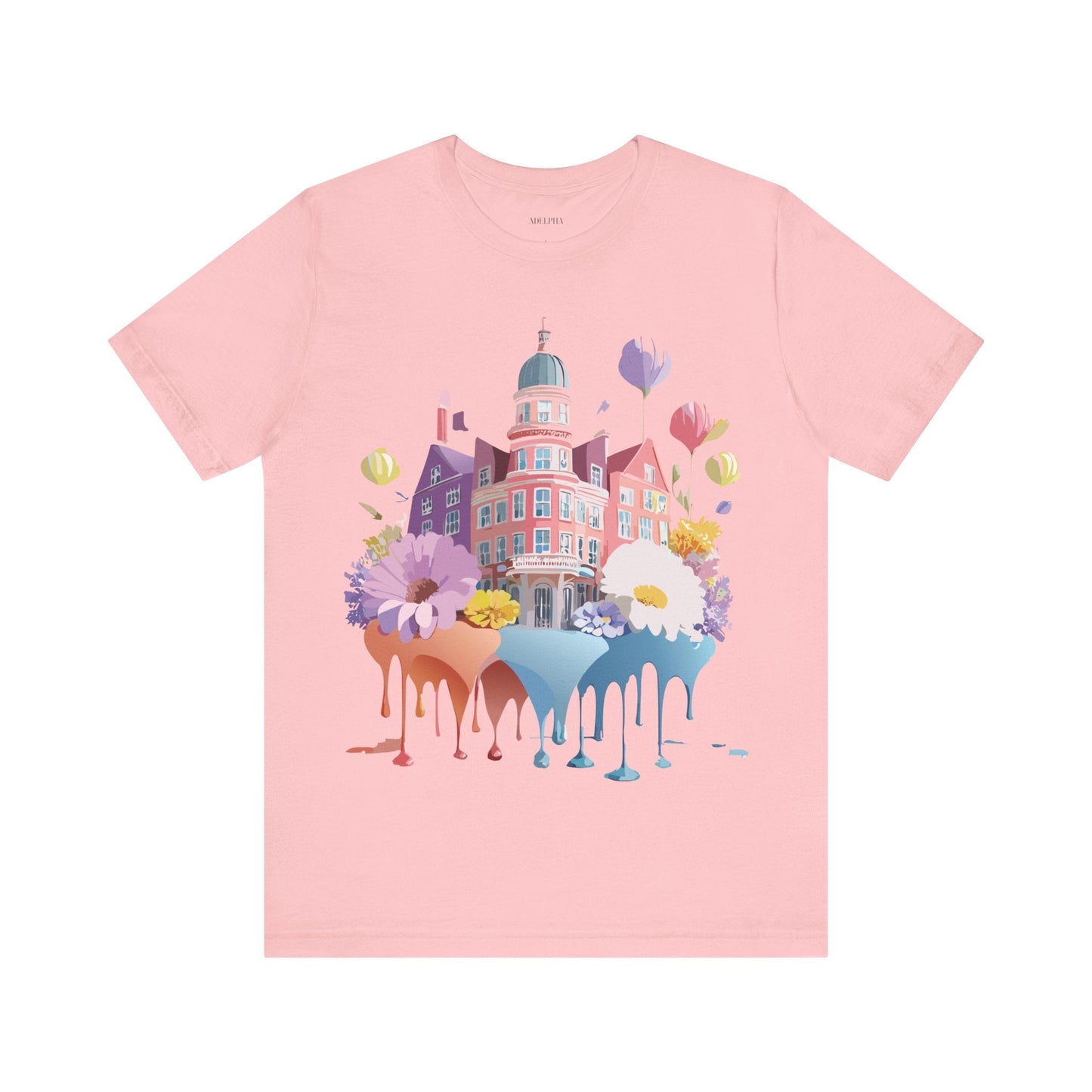 Unisex Graphic T Shirt With Adelpha Artwork Vintage Amsterdam Design Short Sleeve