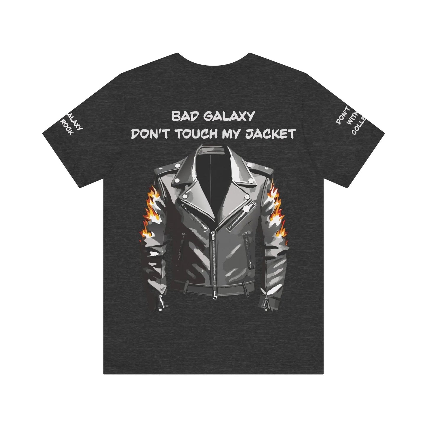 Punk Rock Tee Shirt Made To Order From Bad Galaxy Eco Friendly Inks Cotton Tee Made In USA