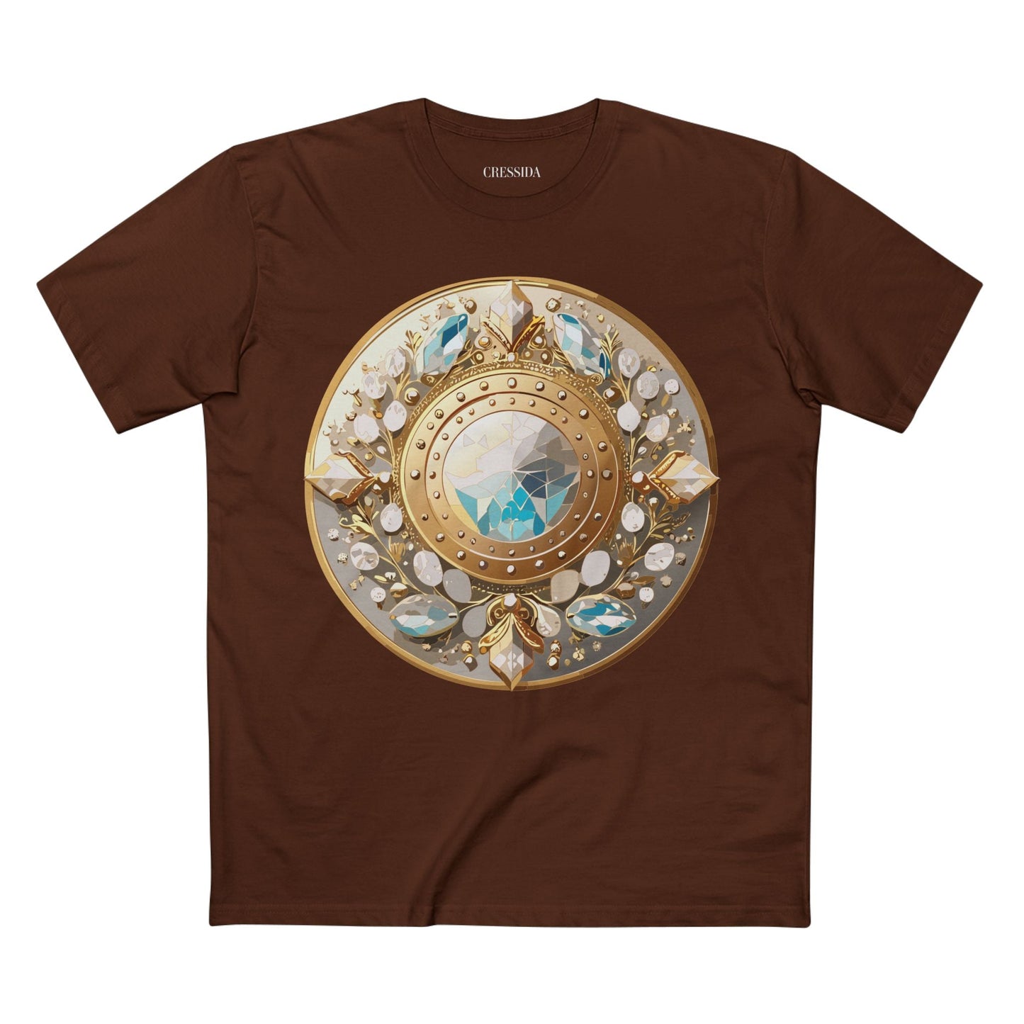 Medallion Graphic T-Shirt Unisex 100 Cotton With Gold Art Design Medal Tee 19