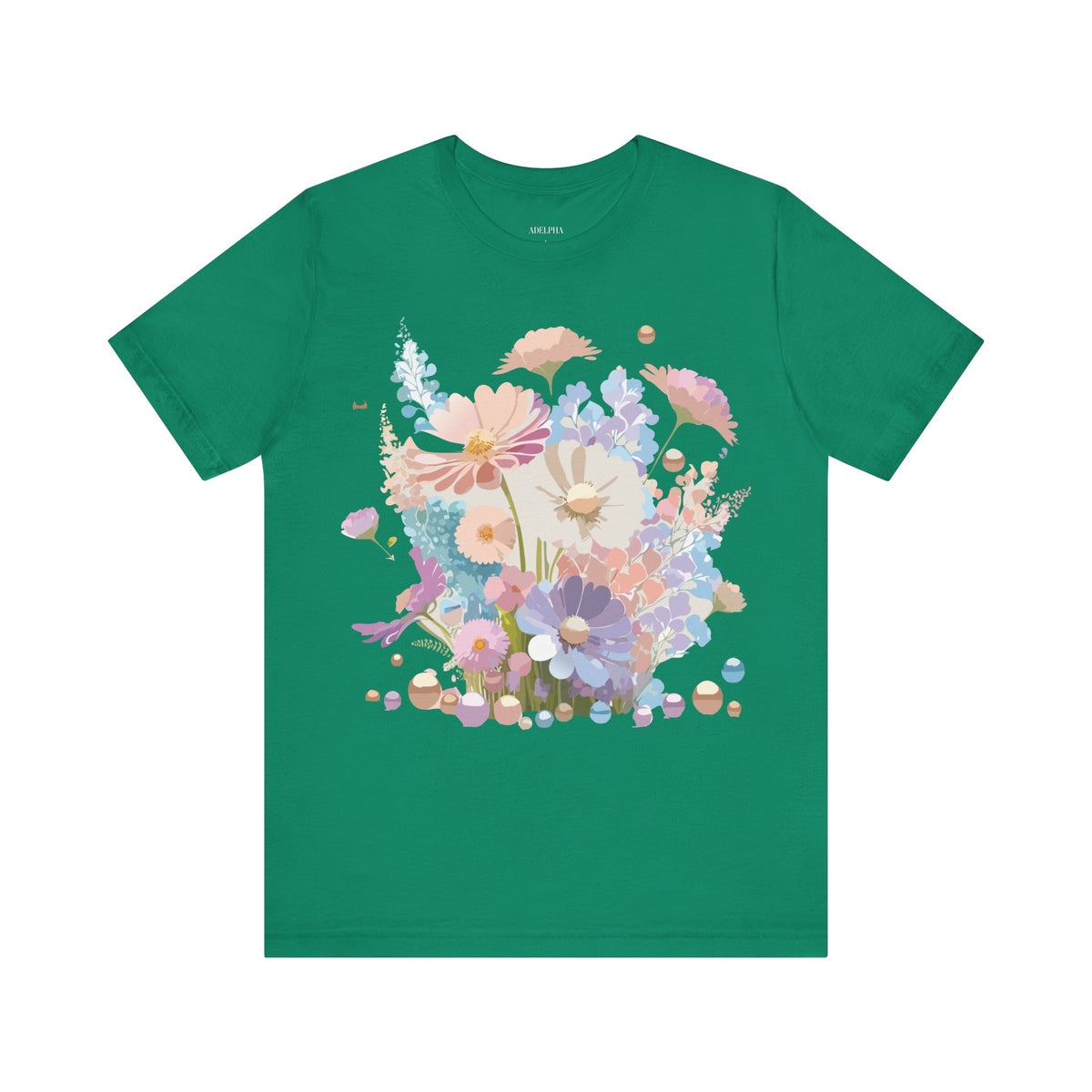 Floral Graphic Tee Shirt - Bella+Canvas Unisex 100 Cotton 15