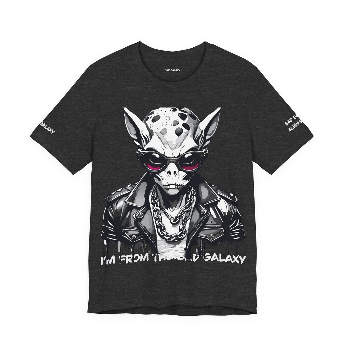 Alien Graphic Unisex Cotton Bella+Canvas Tee with Art Design b49