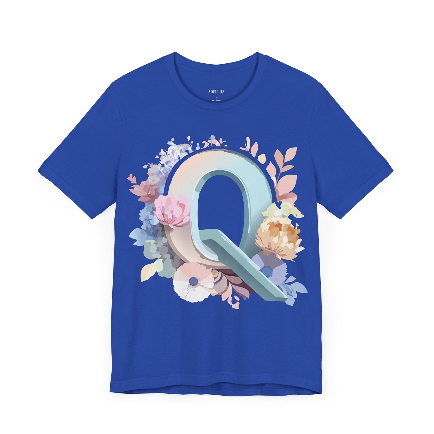 Letter Q Shirt Unisex Graphic Tee With Vintage Inspired Artwork By Adelpha Premium Quality