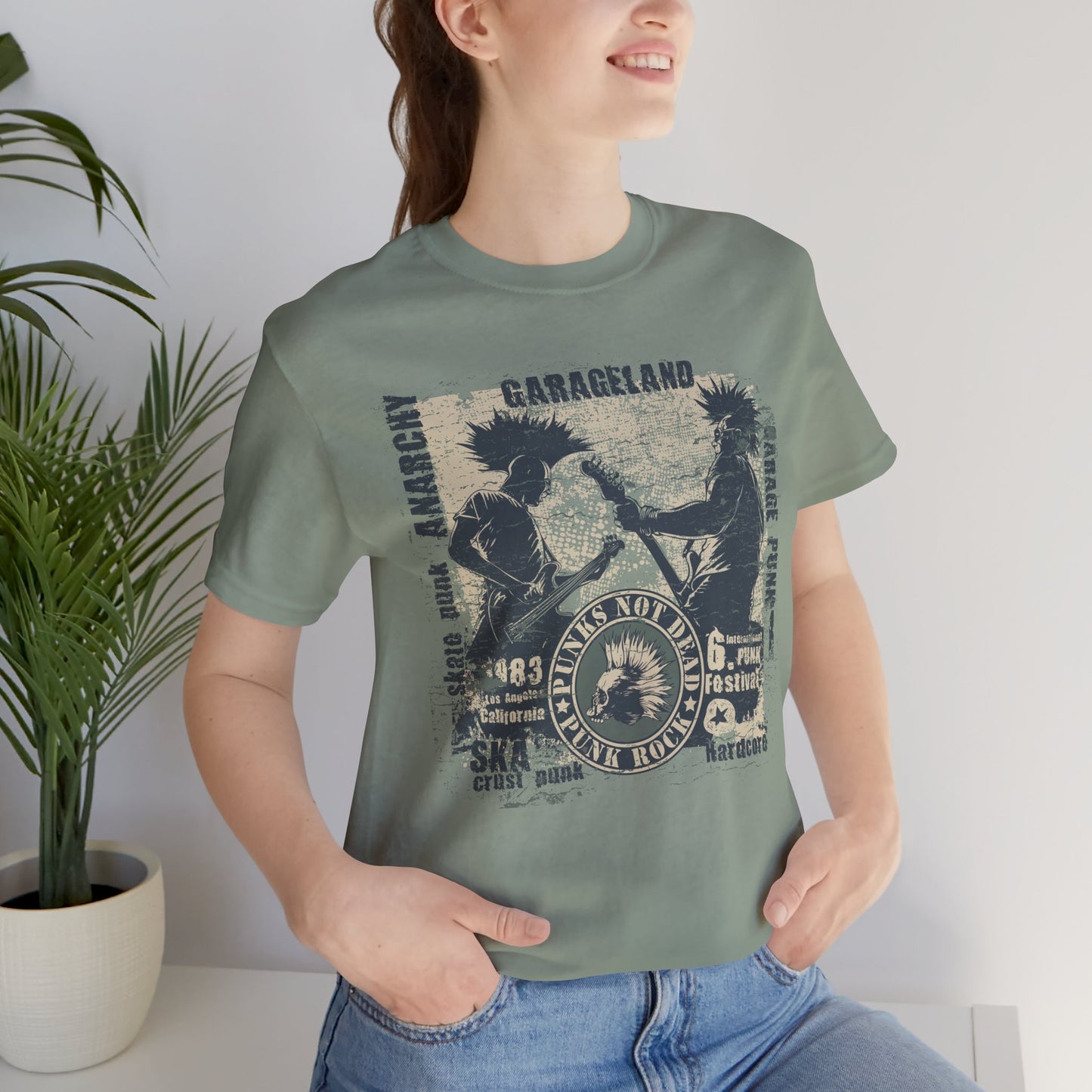 Punk Rock Graphic Tee, Retro Graphic T-Shirt, Artistic Vintage T-Shirt, Vintage Shirt, Retro Tee, Art Design Music Tees