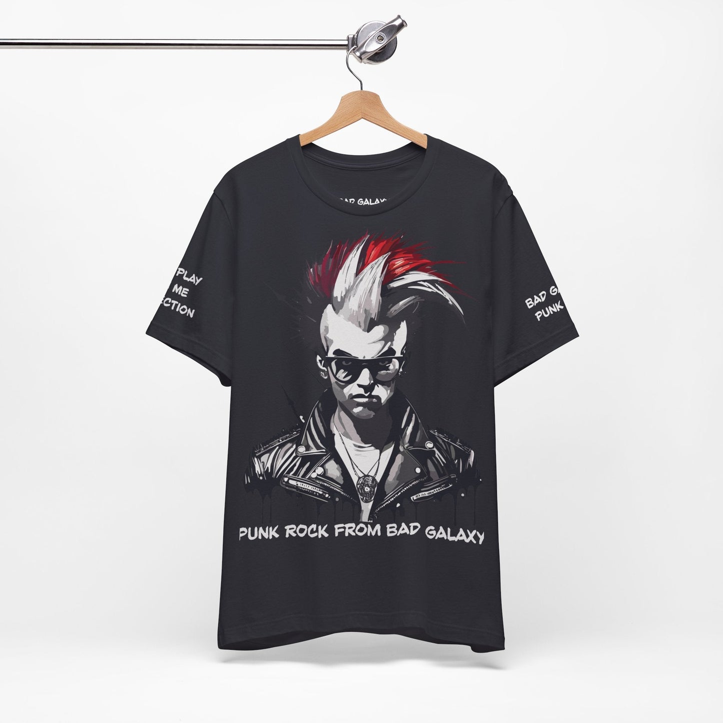 Punk Rock Tee Shirt Made In USA 100 Percent Cotton Eco Friendly Inks Durable Stitching